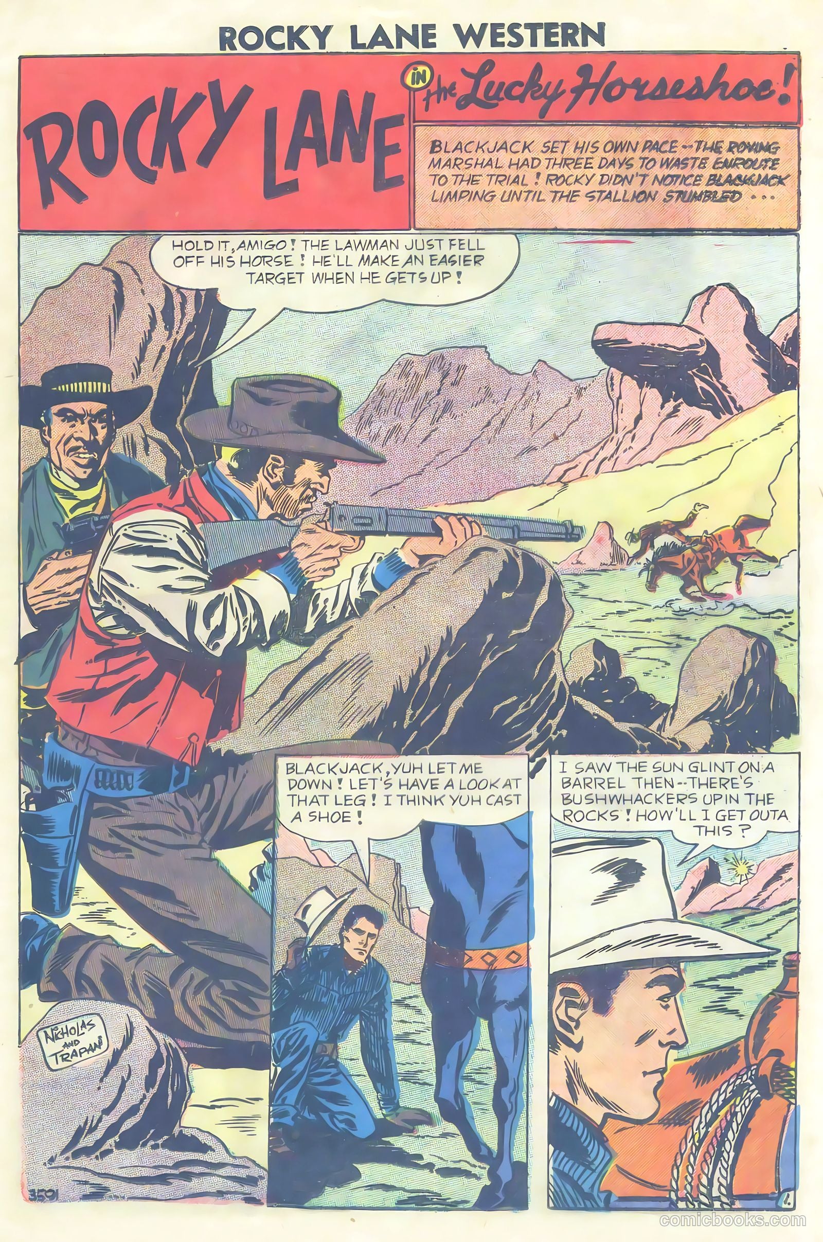Rocky Lane Western #81 — page 13 of 36