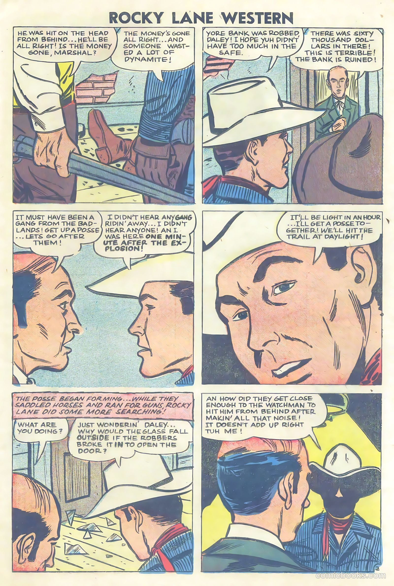 Rocky Lane Western #81 — page 21 of 36