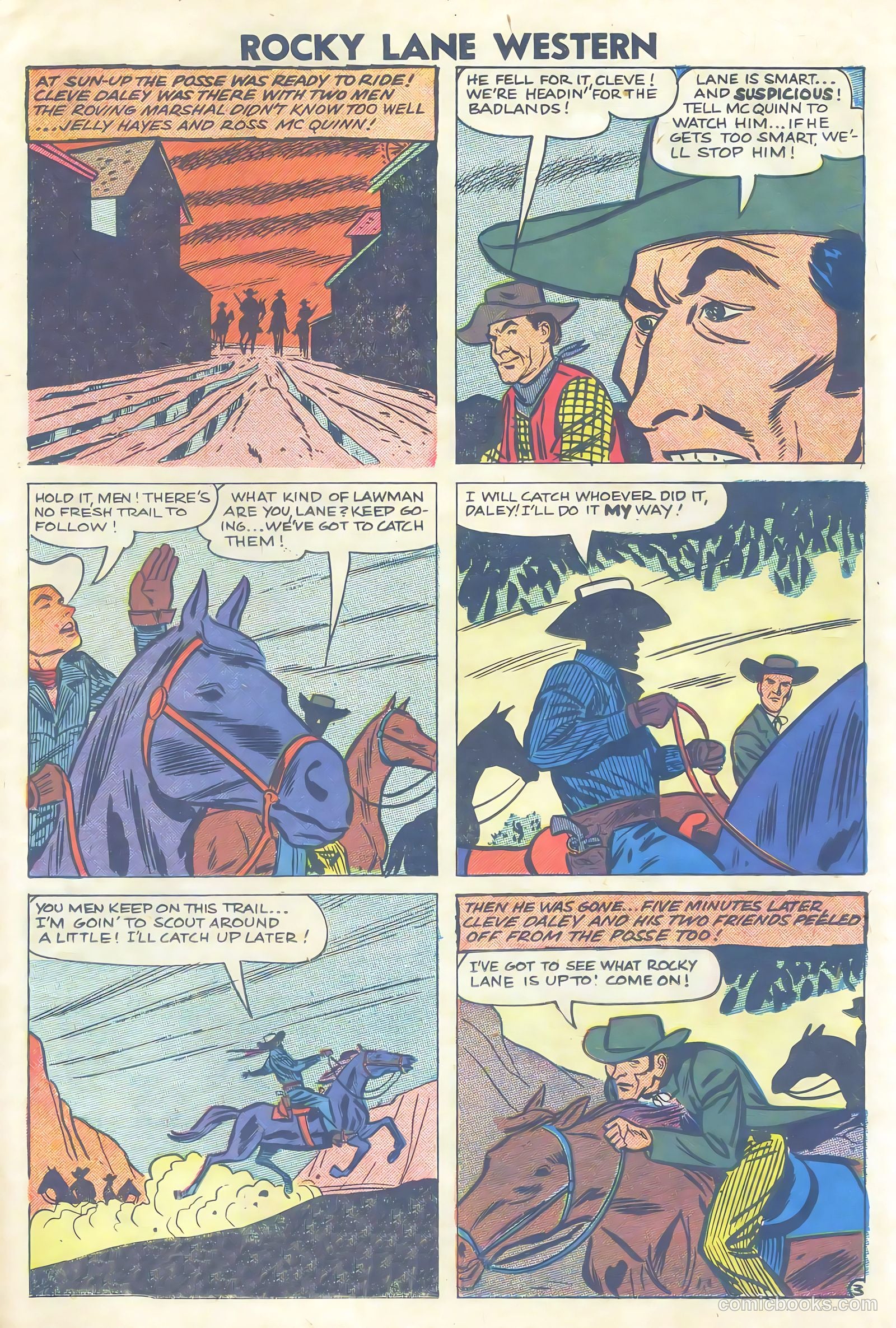 Rocky Lane Western #81 — page 23 of 36