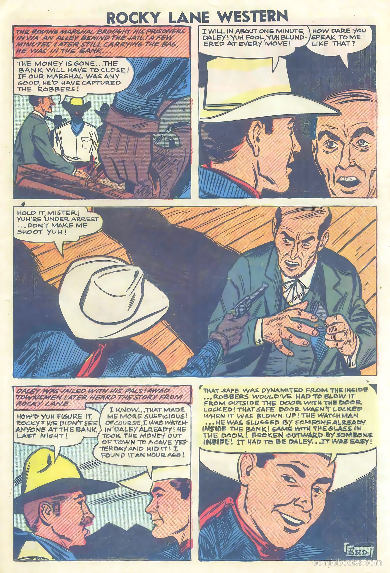 Rocky Lane Western #81 — page 25 of 36