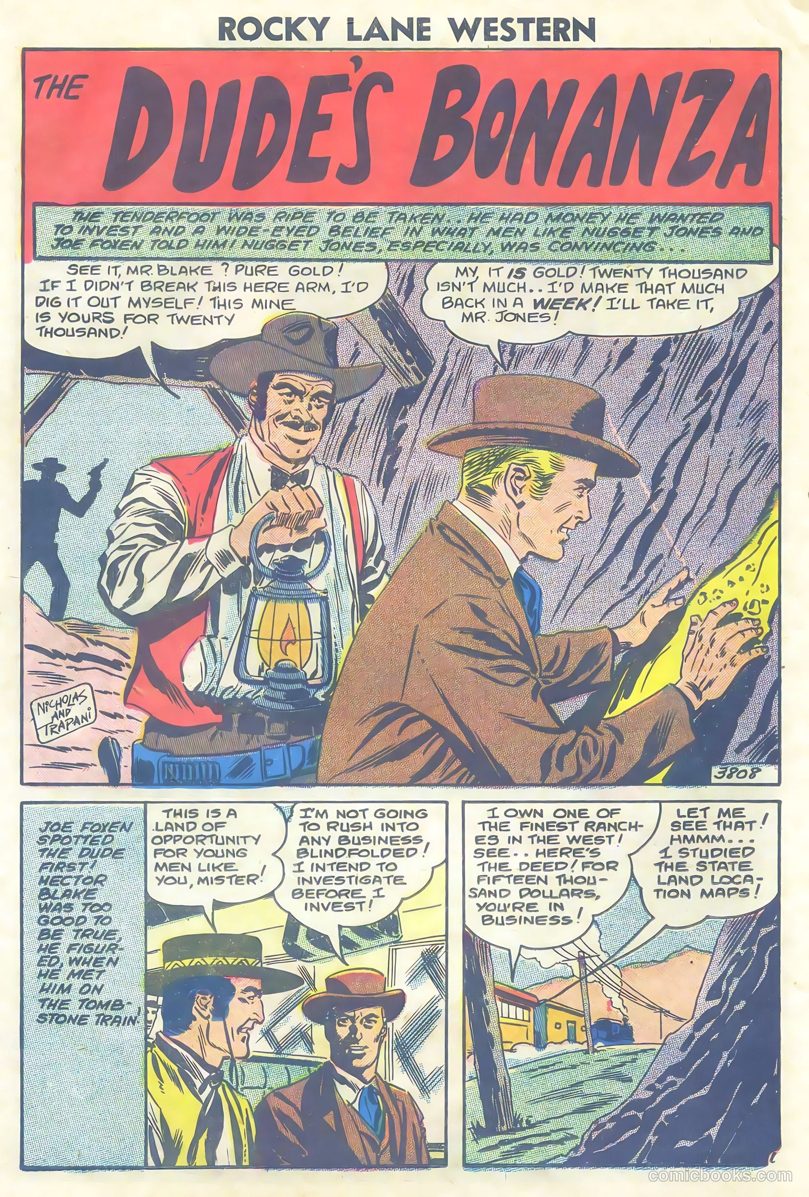 Rocky Lane Western #81 — page 26 of 36