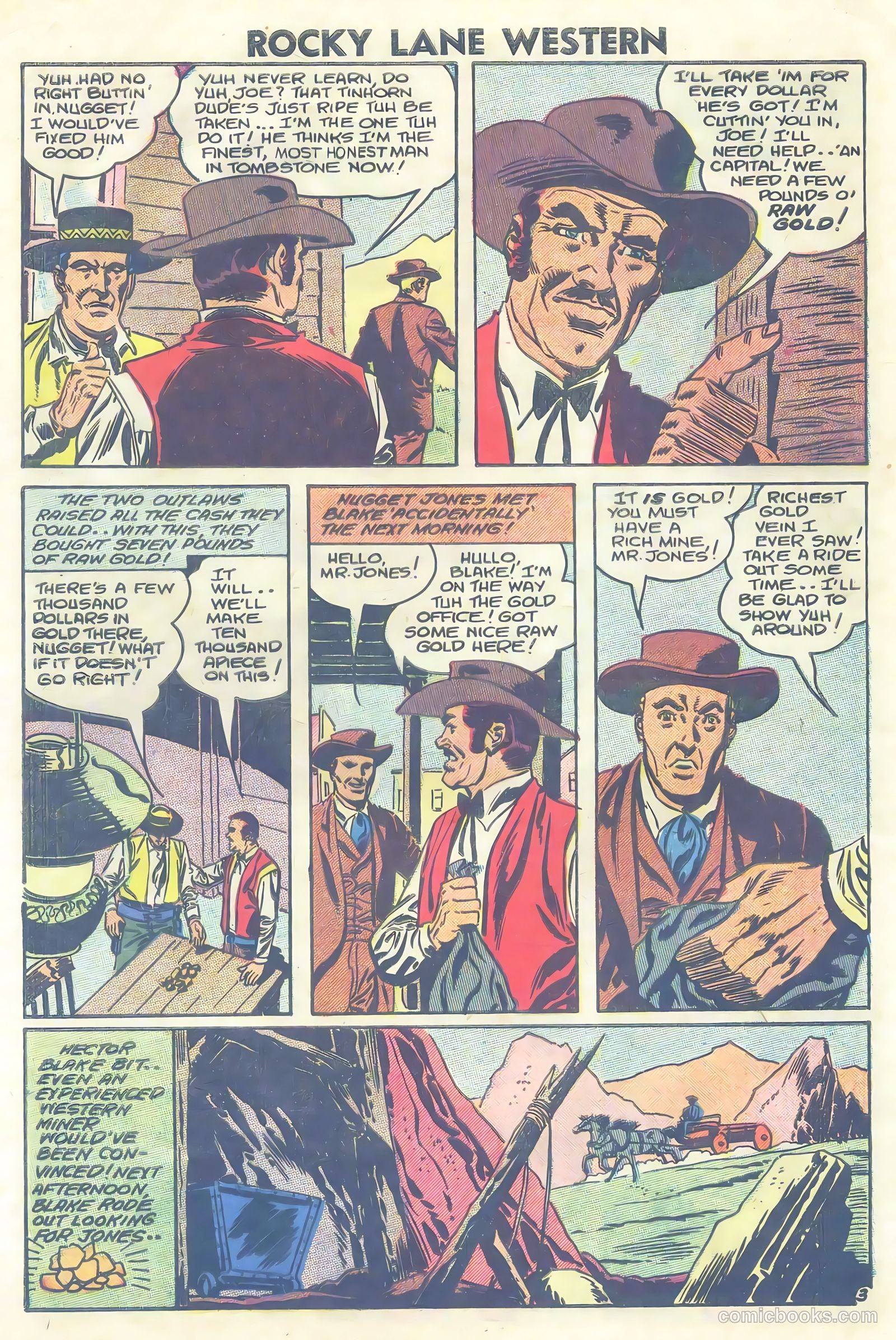 Rocky Lane Western #81 — page 28 of 36