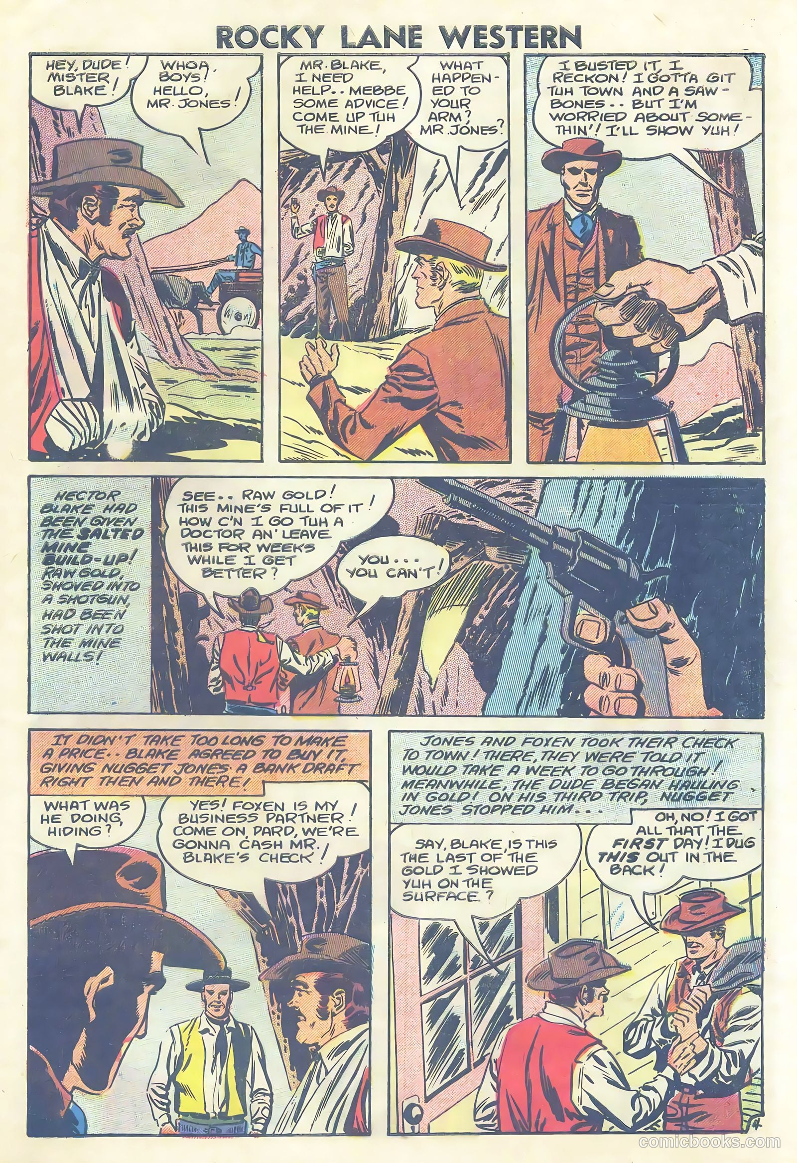 Rocky Lane Western #81 — page 29 of 36