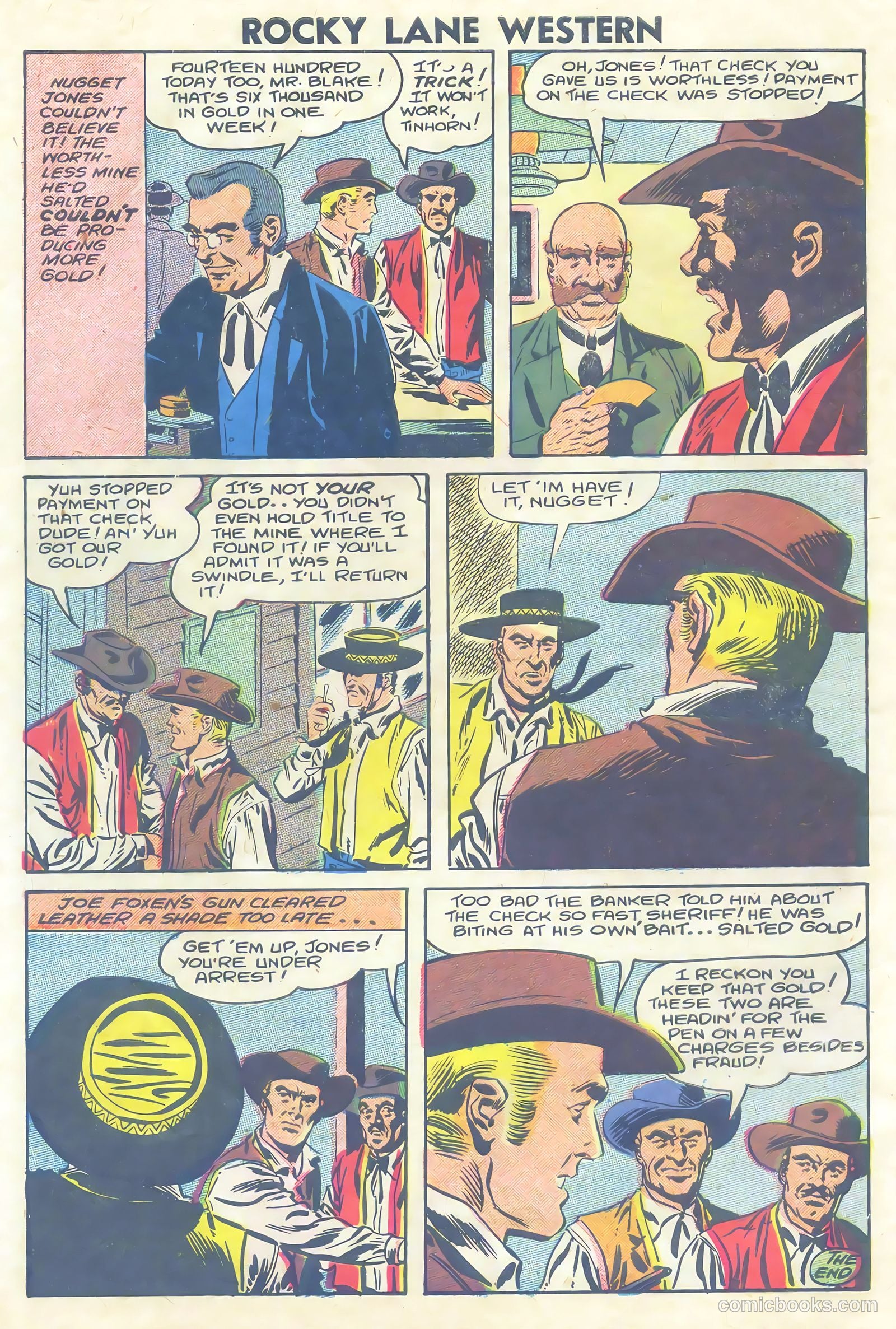 Rocky Lane Western #81 — page 30 of 36