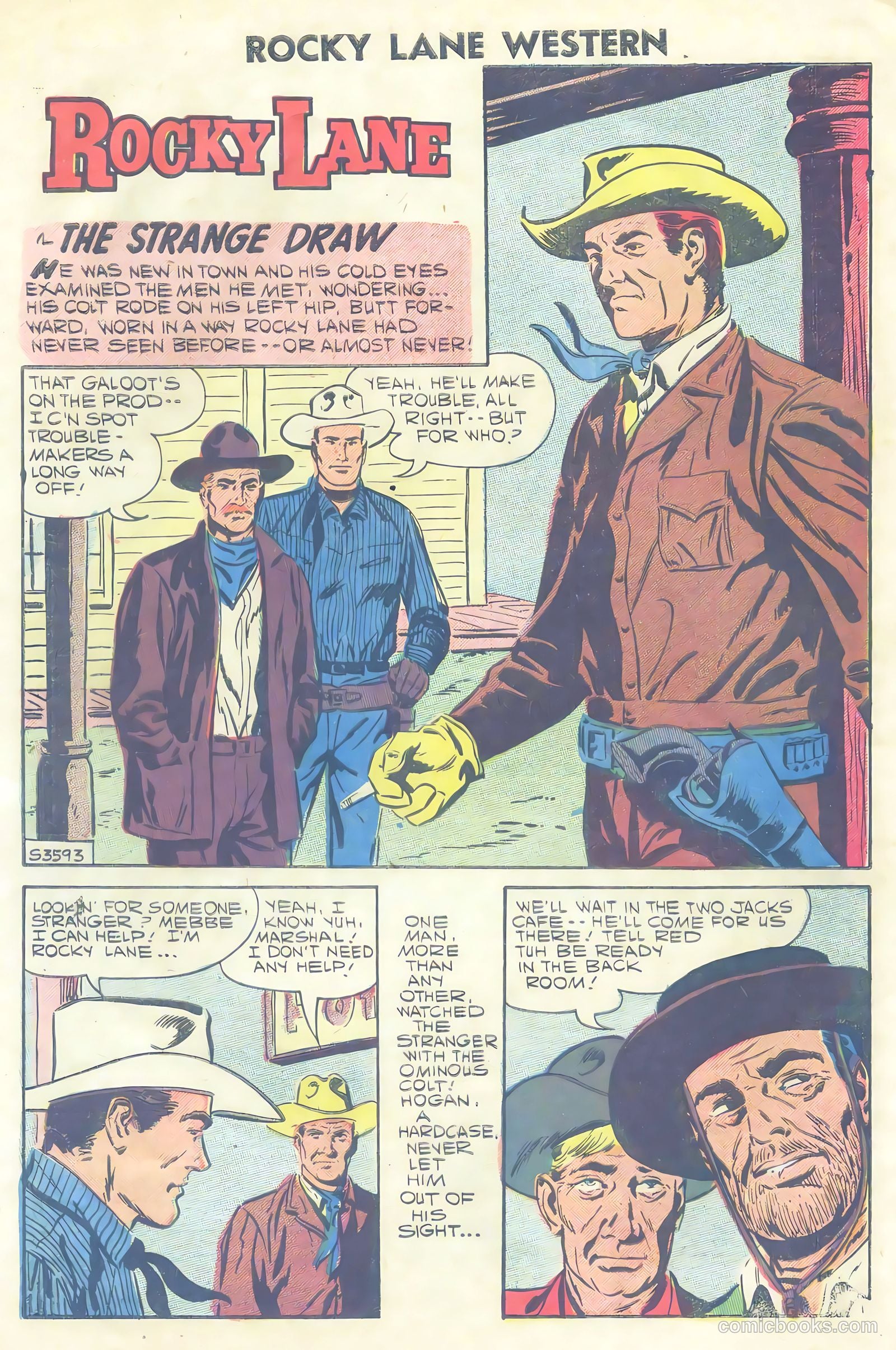 Rocky Lane Western #81 — page 32 of 36
