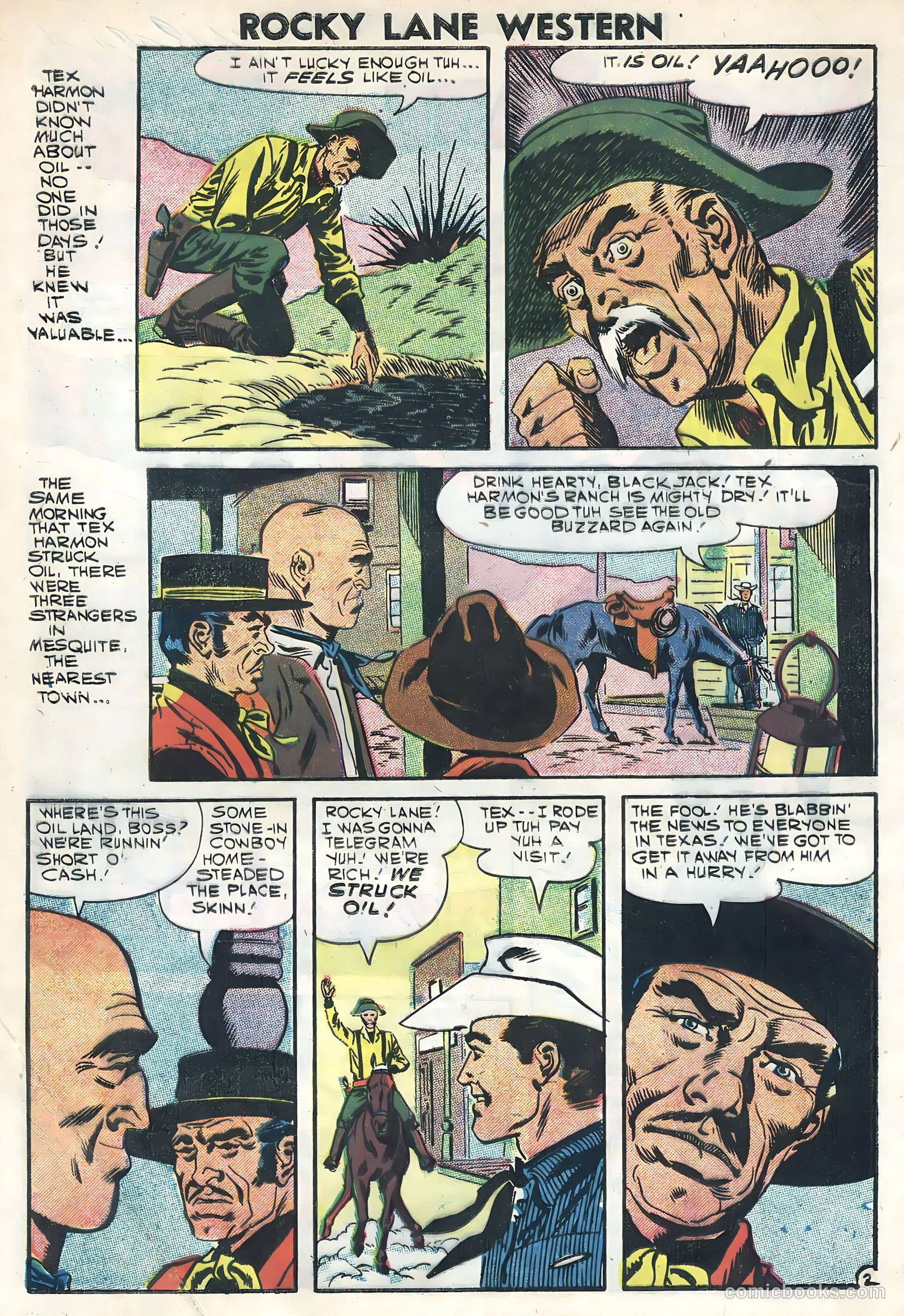 Rocky Lane Western #82 — page 4 of 36