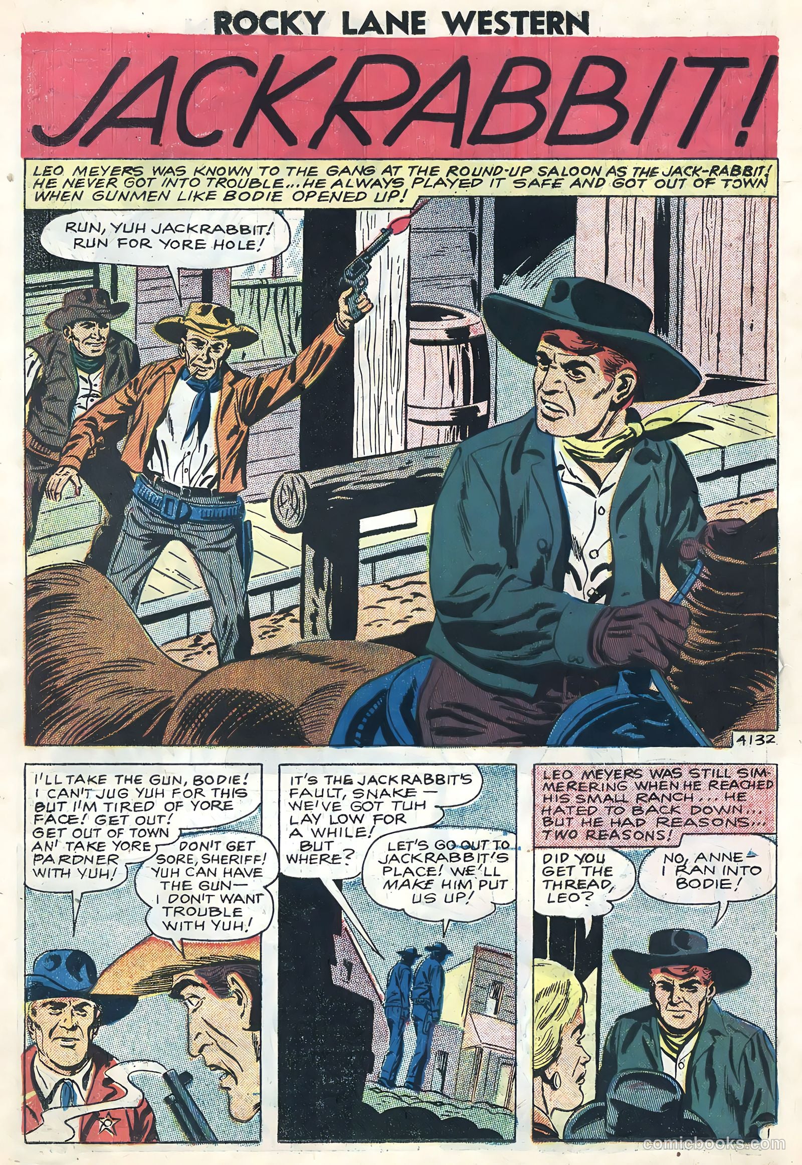 Rocky Lane Western #82 — page 26 of 36
