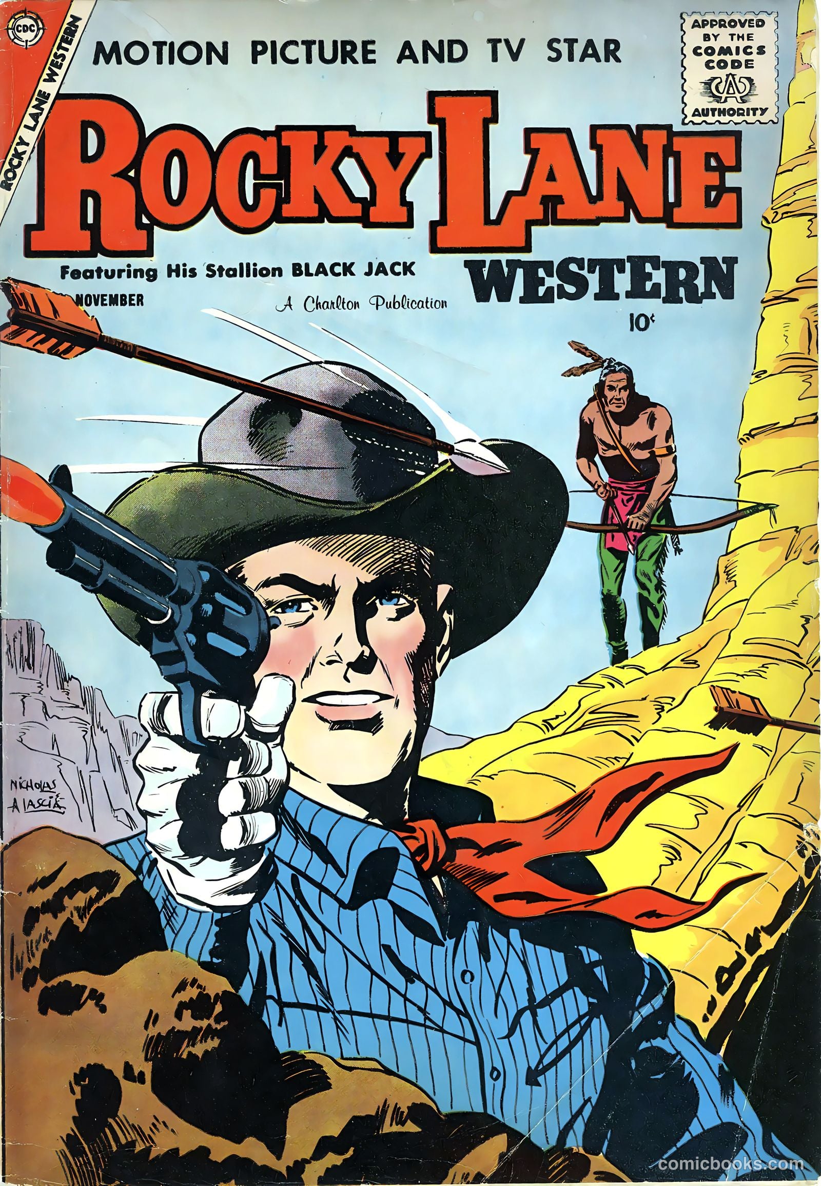 Rocky Lane Western #82 — page 1 of 36