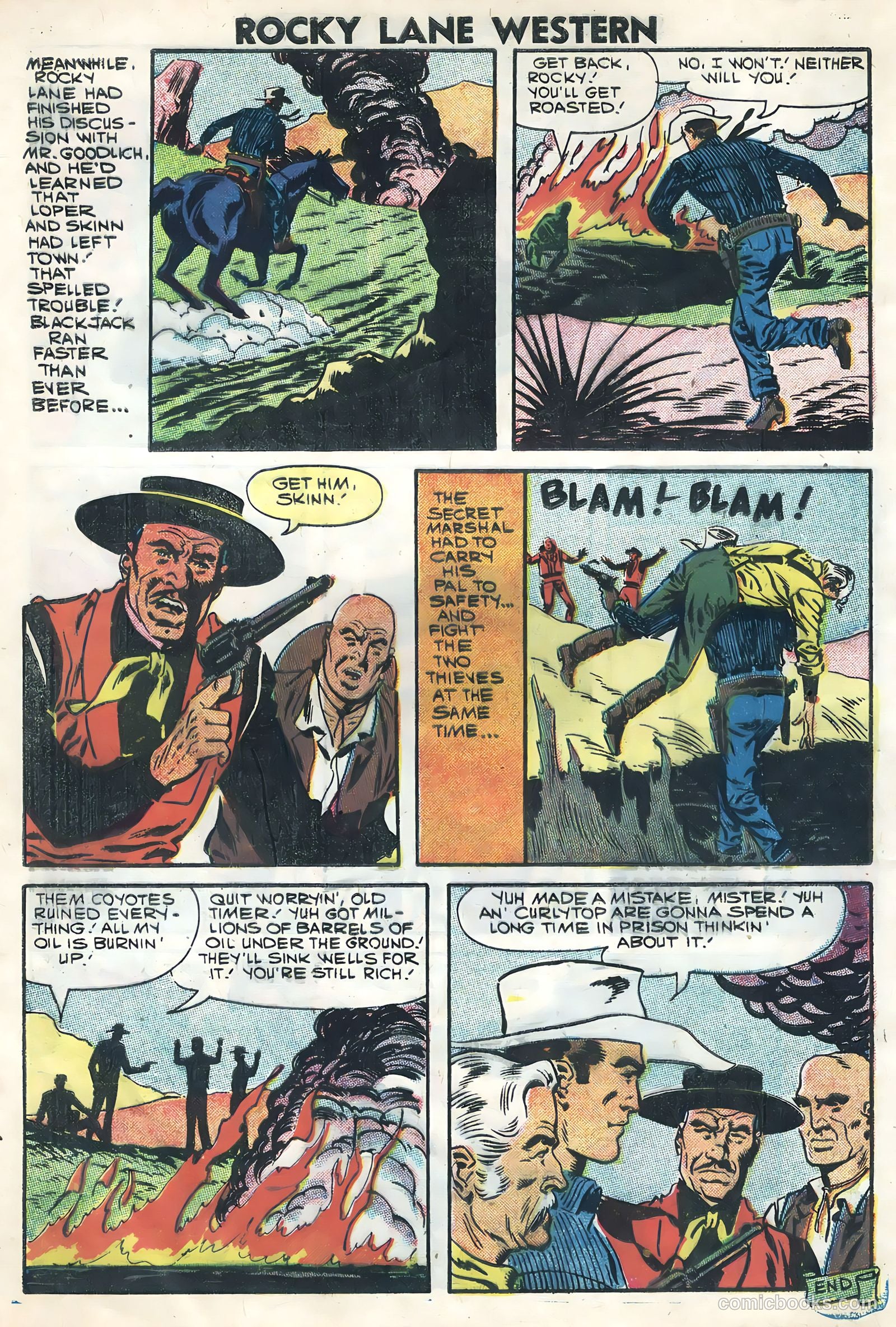 Rocky Lane Western #82 — page 8 of 36
