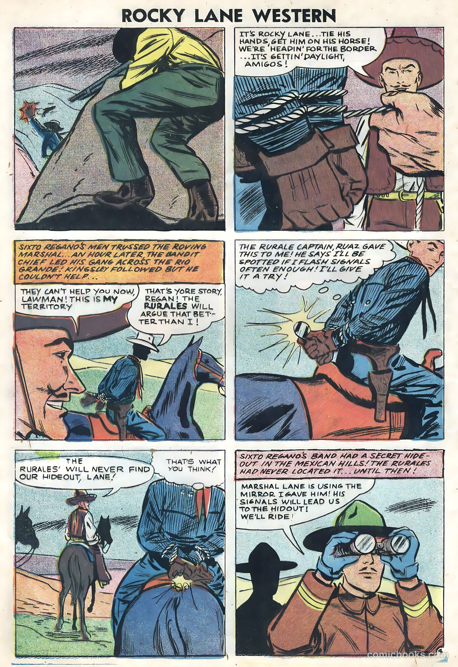 Rocky Lane Western #82 — page 12 of 36