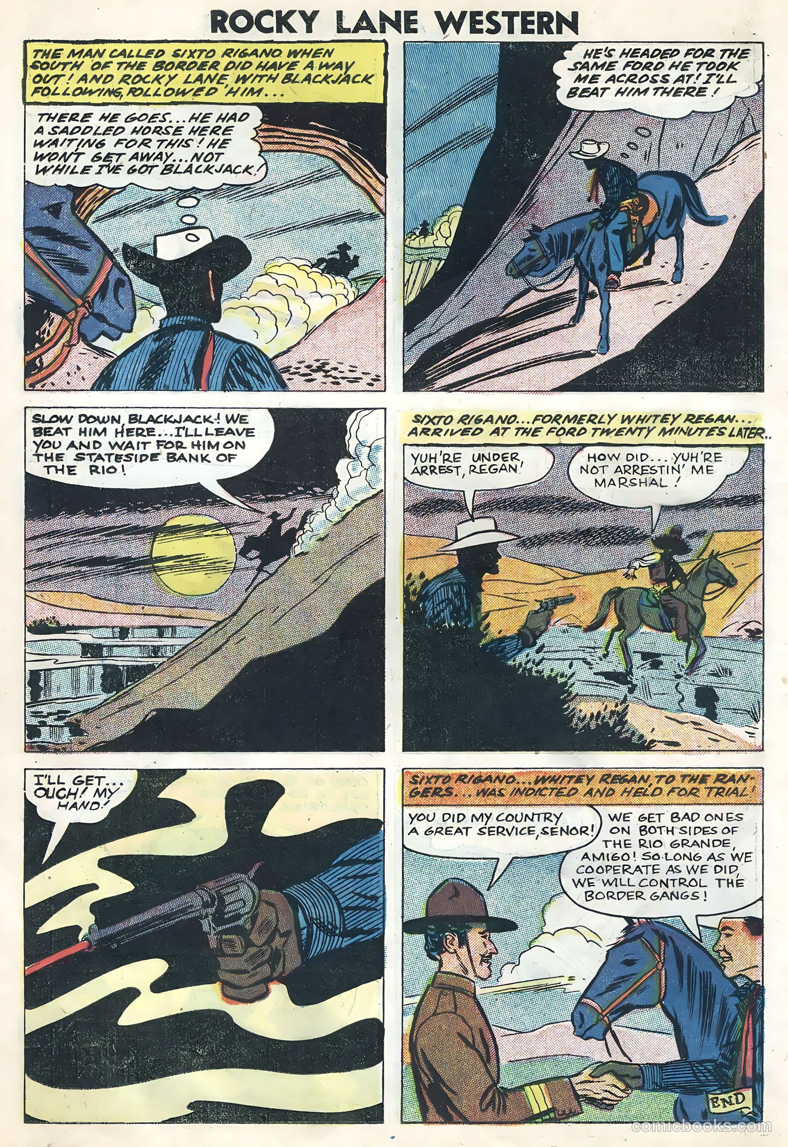 Rocky Lane Western #82 — page 14 of 36