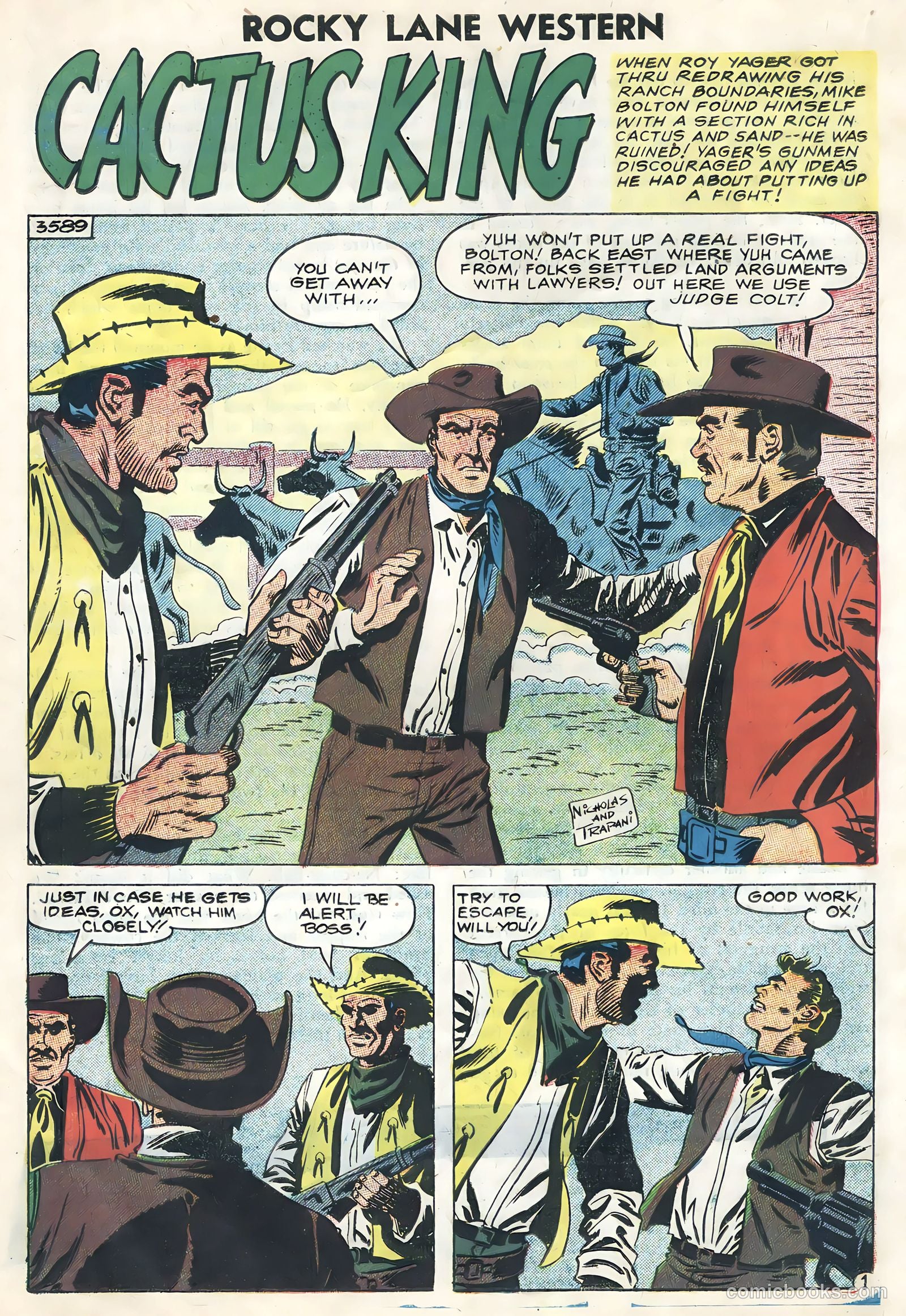 Rocky Lane Western #82 — page 18 of 36