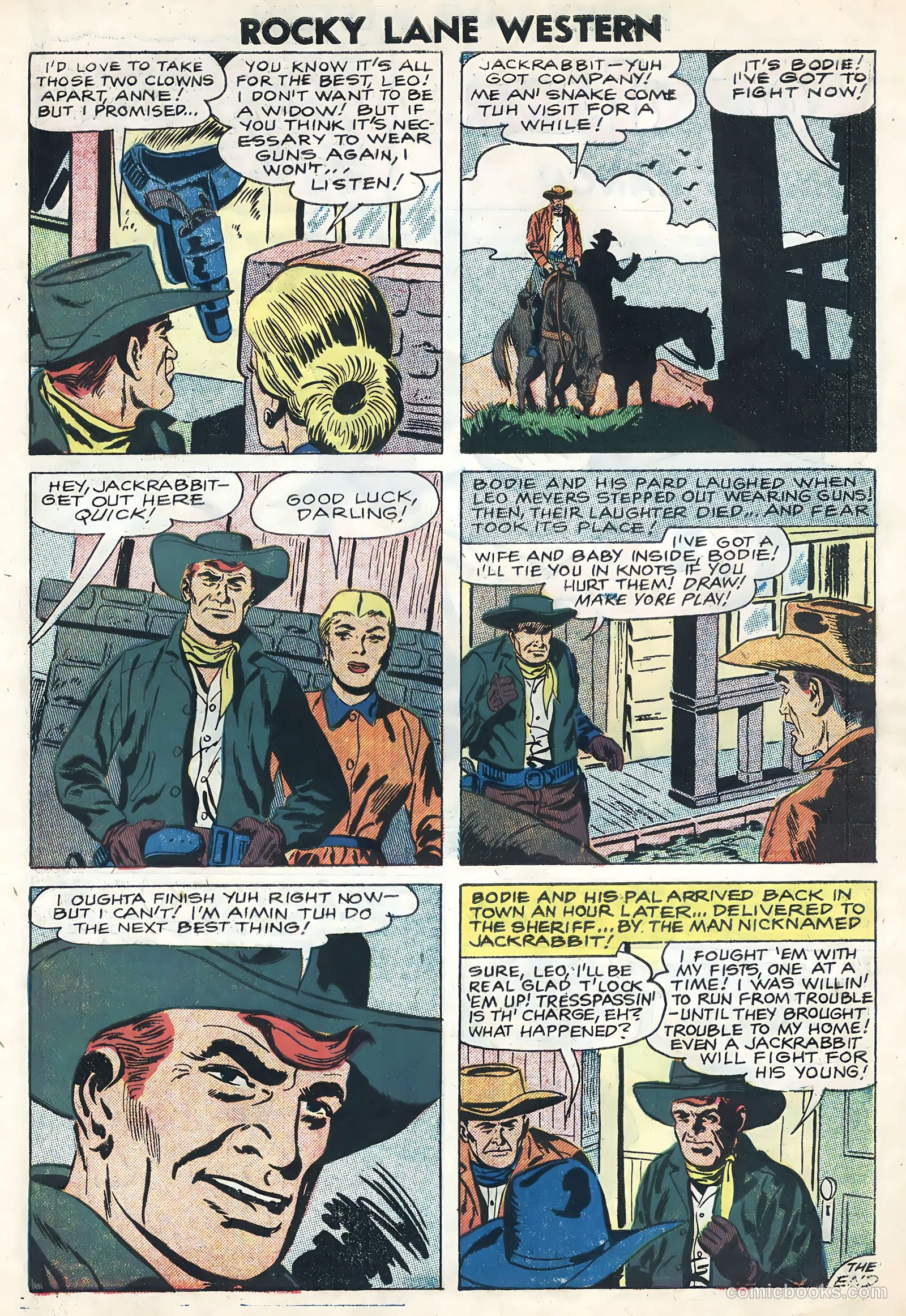 Rocky Lane Western #82 — page 27 of 36