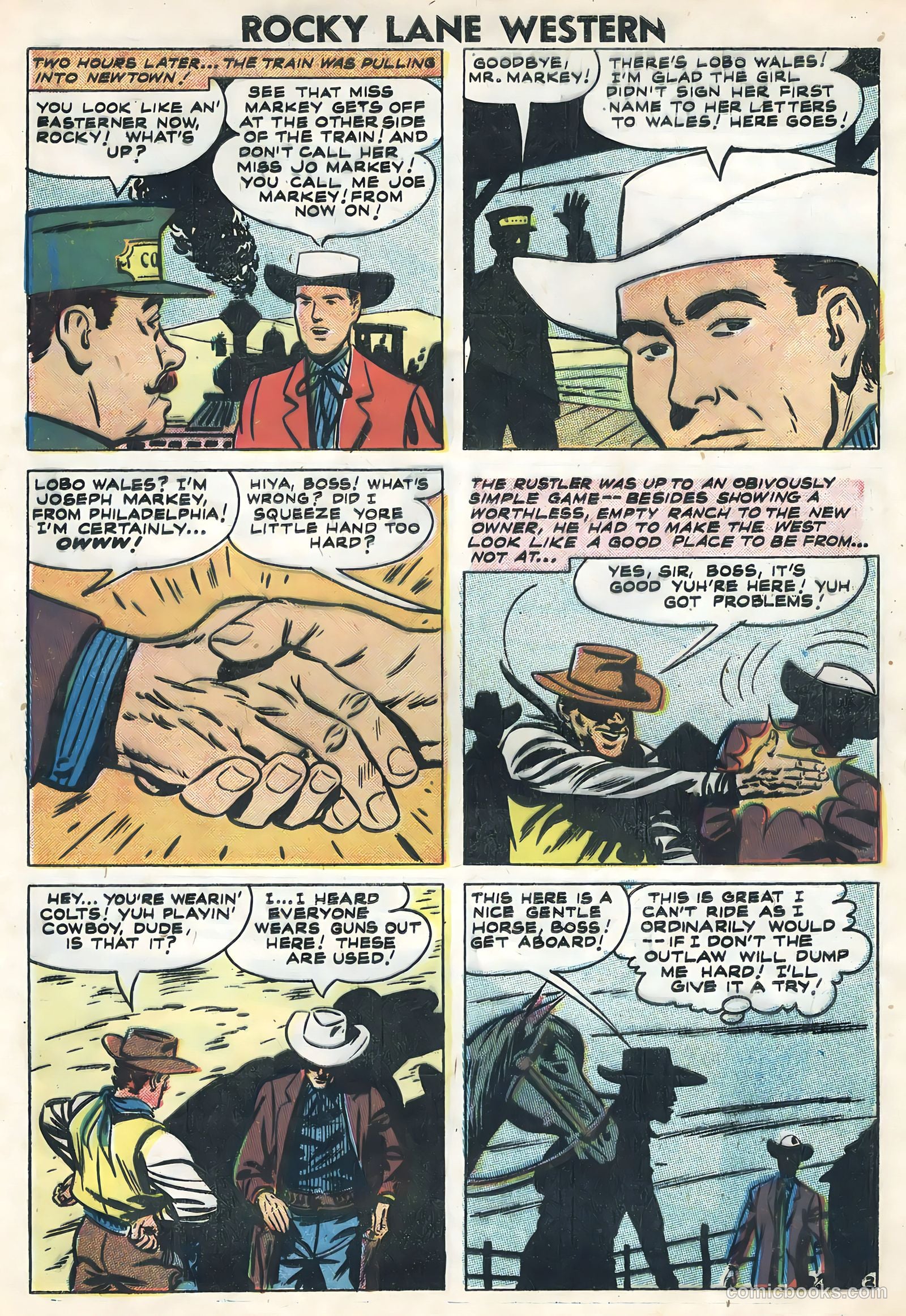 Rocky Lane Western #82 — page 29 of 36