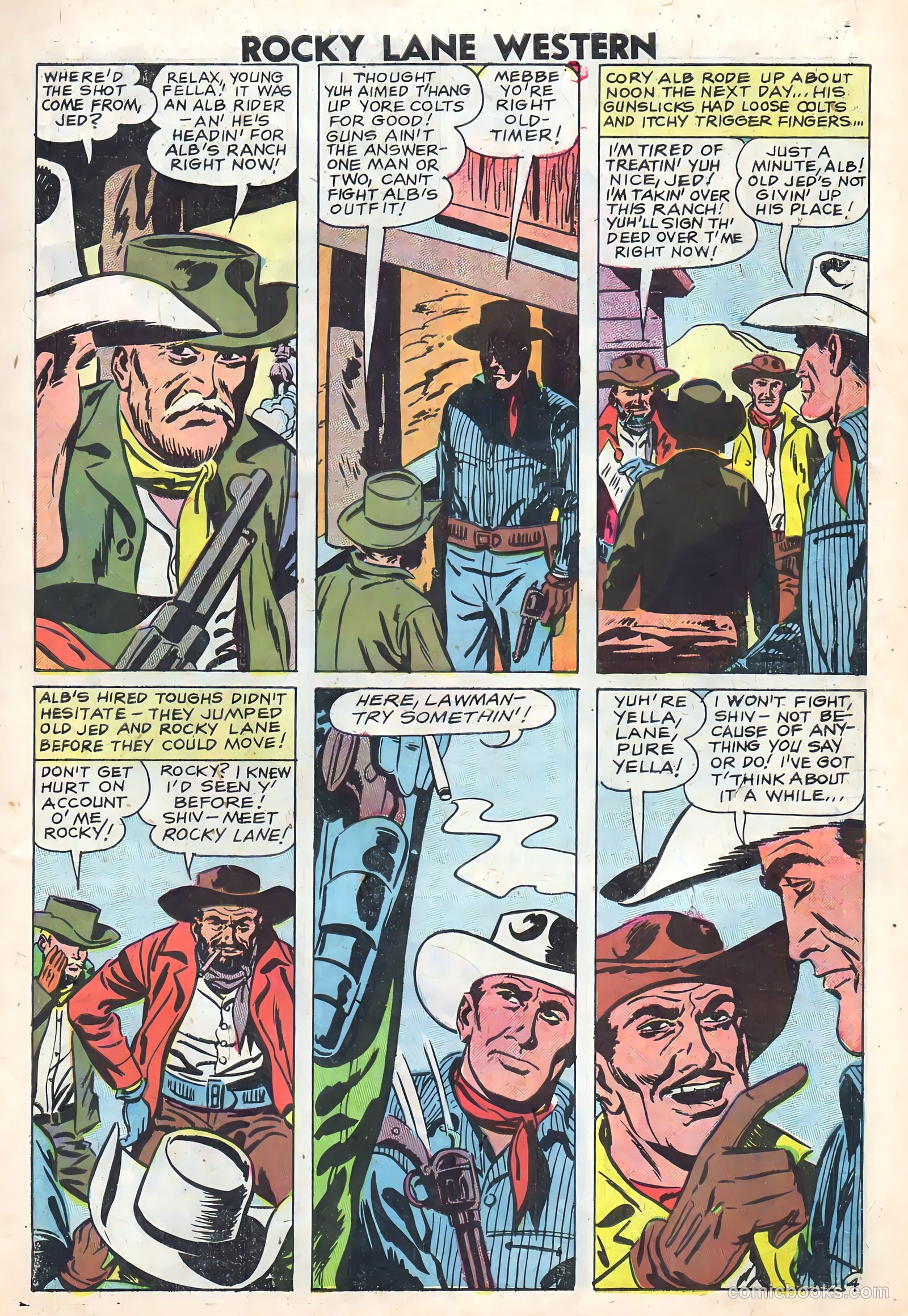 Rocky Lane Western #83 — page 7 of 36