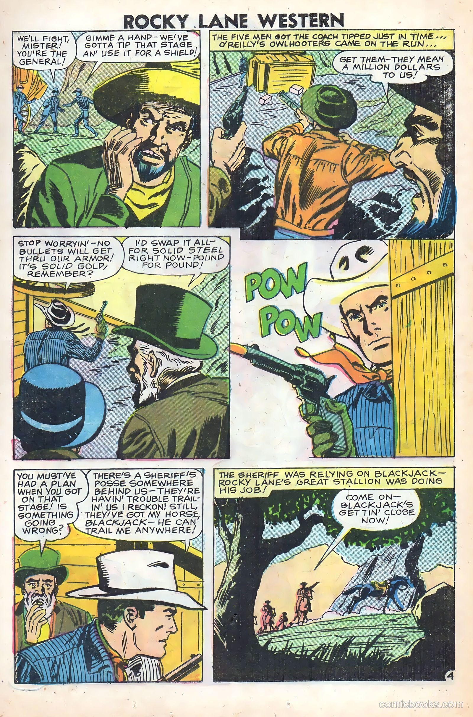 Rocky Lane Western #83 — page 13 of 36