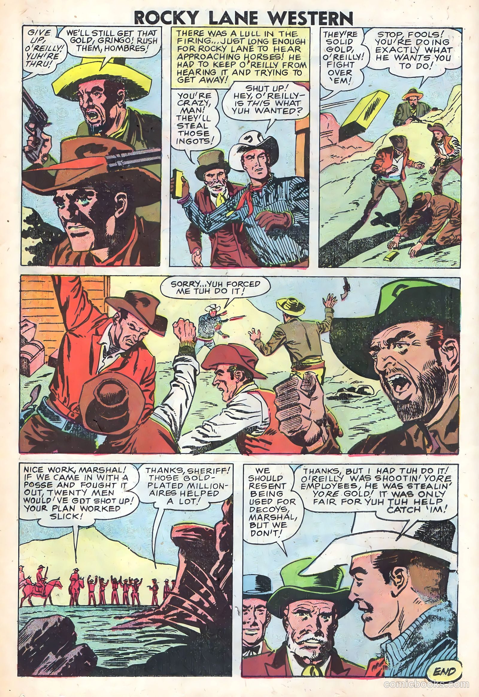 Rocky Lane Western #83 — page 14 of 36