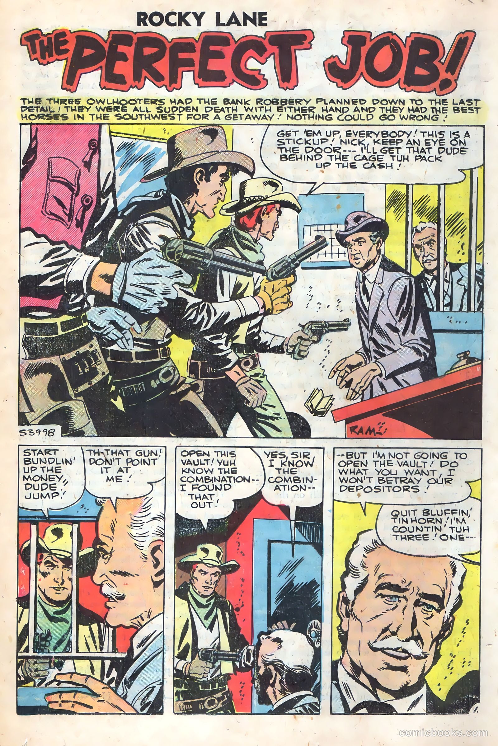 Rocky Lane Western #83 — page 18 of 36