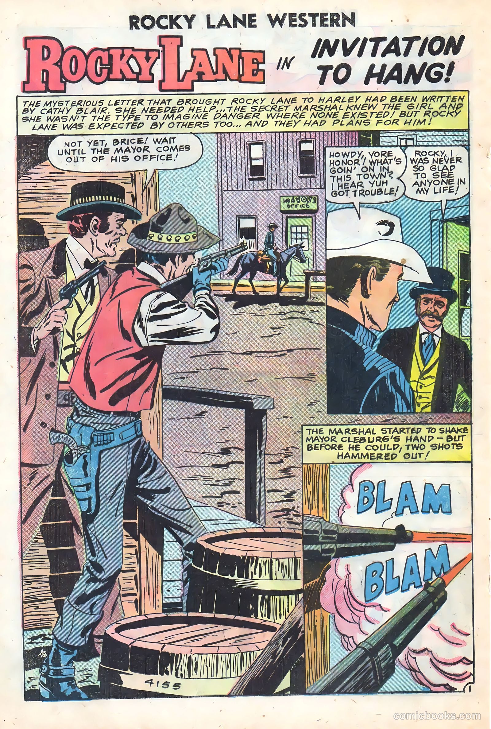 Rocky Lane Western #83 — page 20 of 36