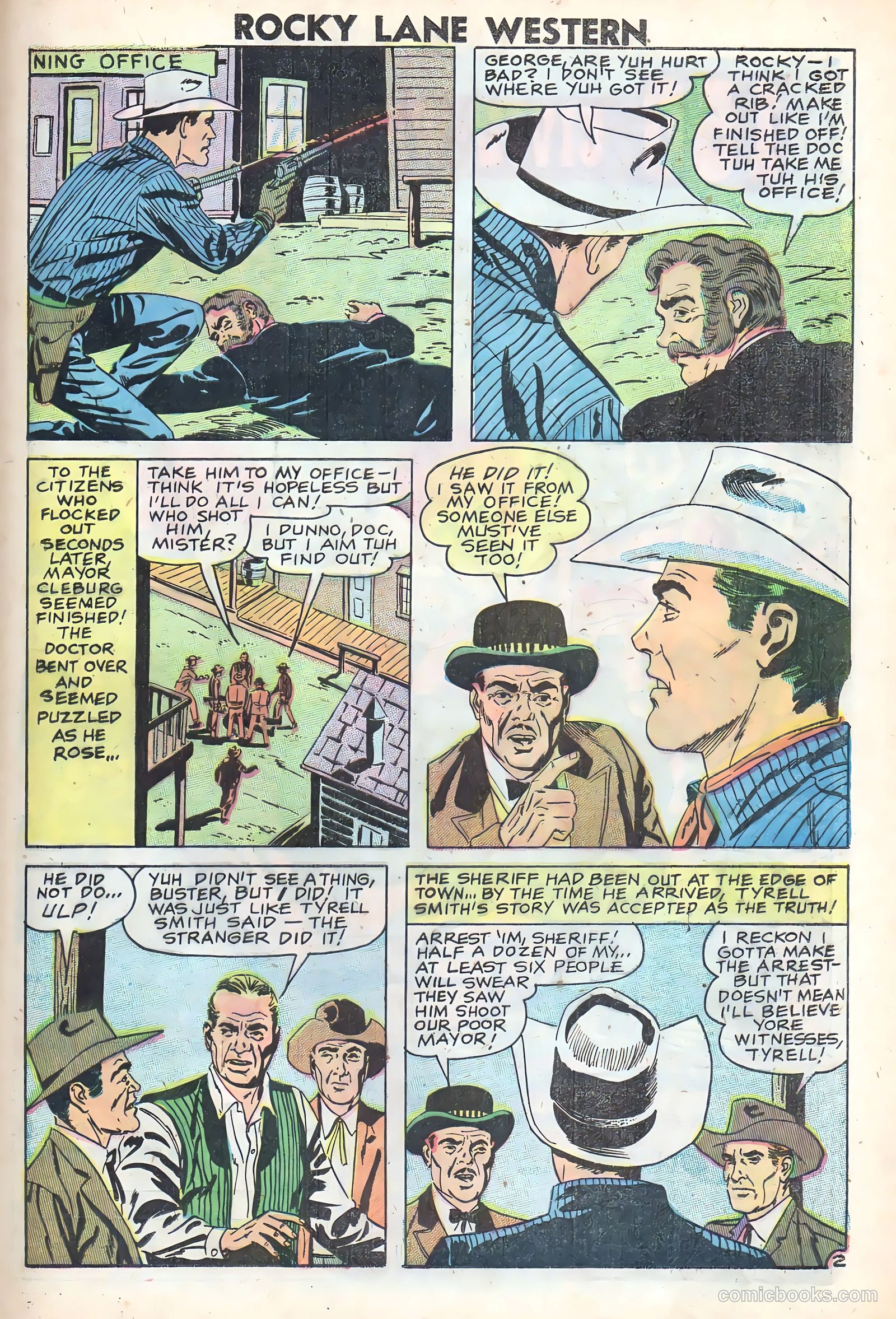 Rocky Lane Western #83 — page 21 of 36