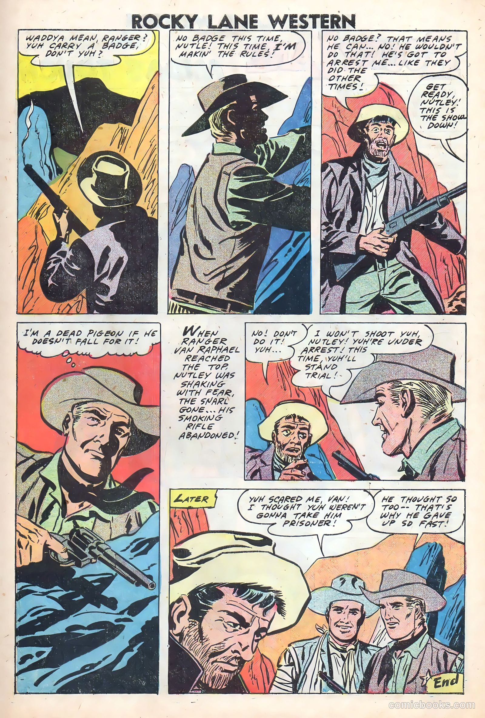 Rocky Lane Western #83 — page 27 of 36