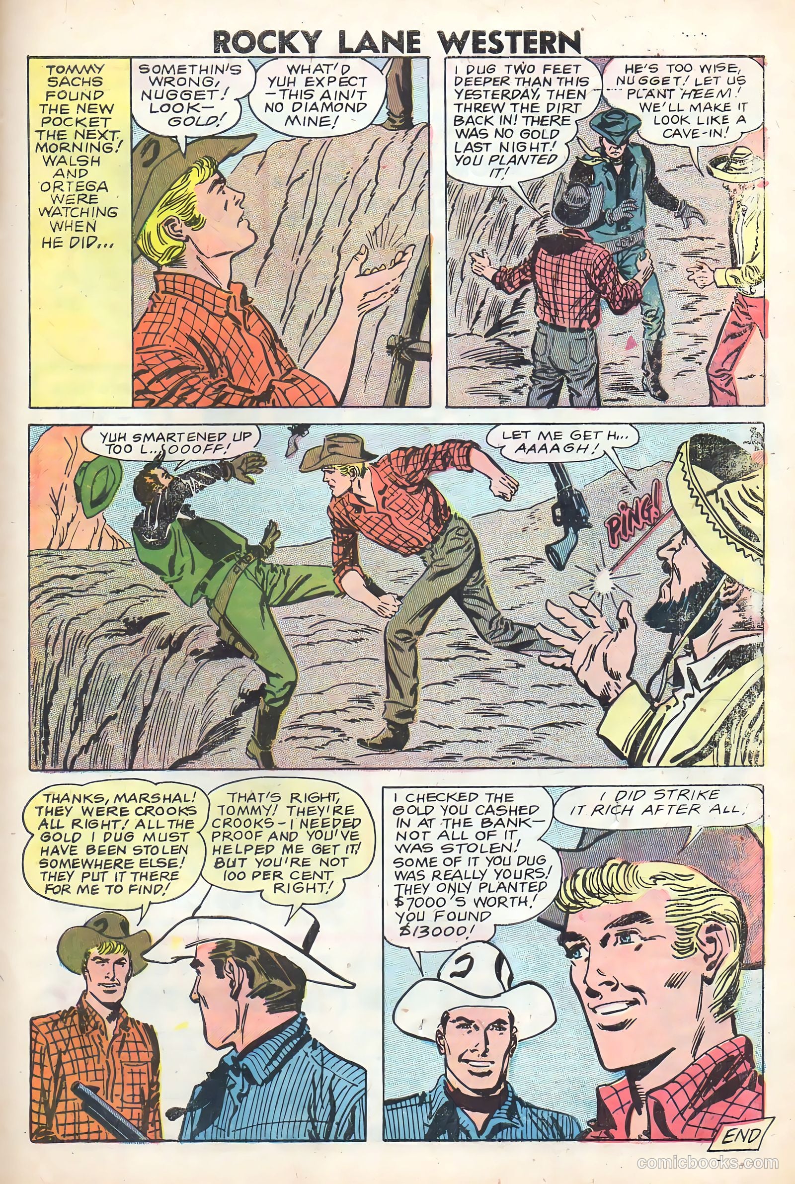 Rocky Lane Western #83 — page 33 of 36