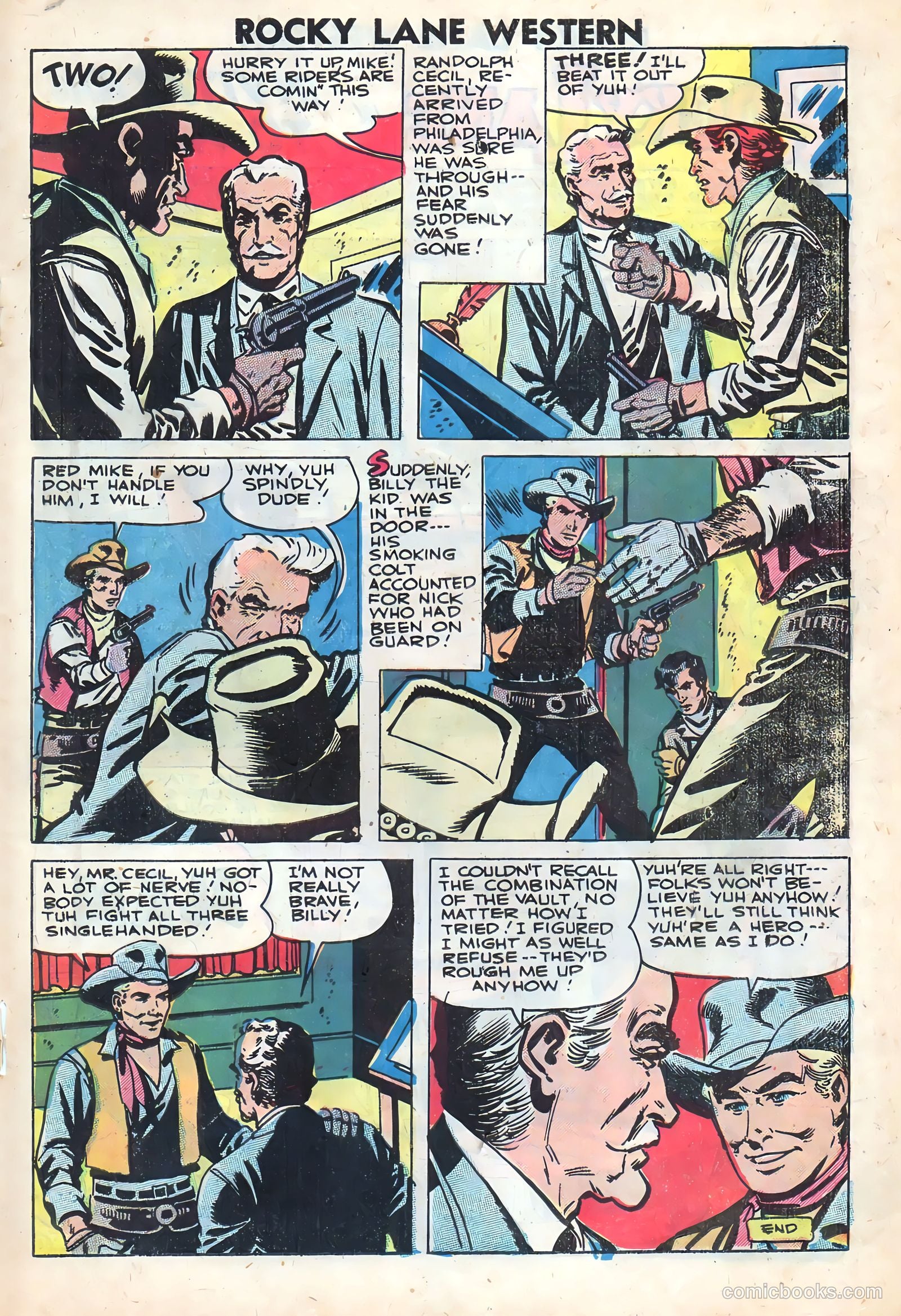 Rocky Lane Western #83 — page 19 of 36