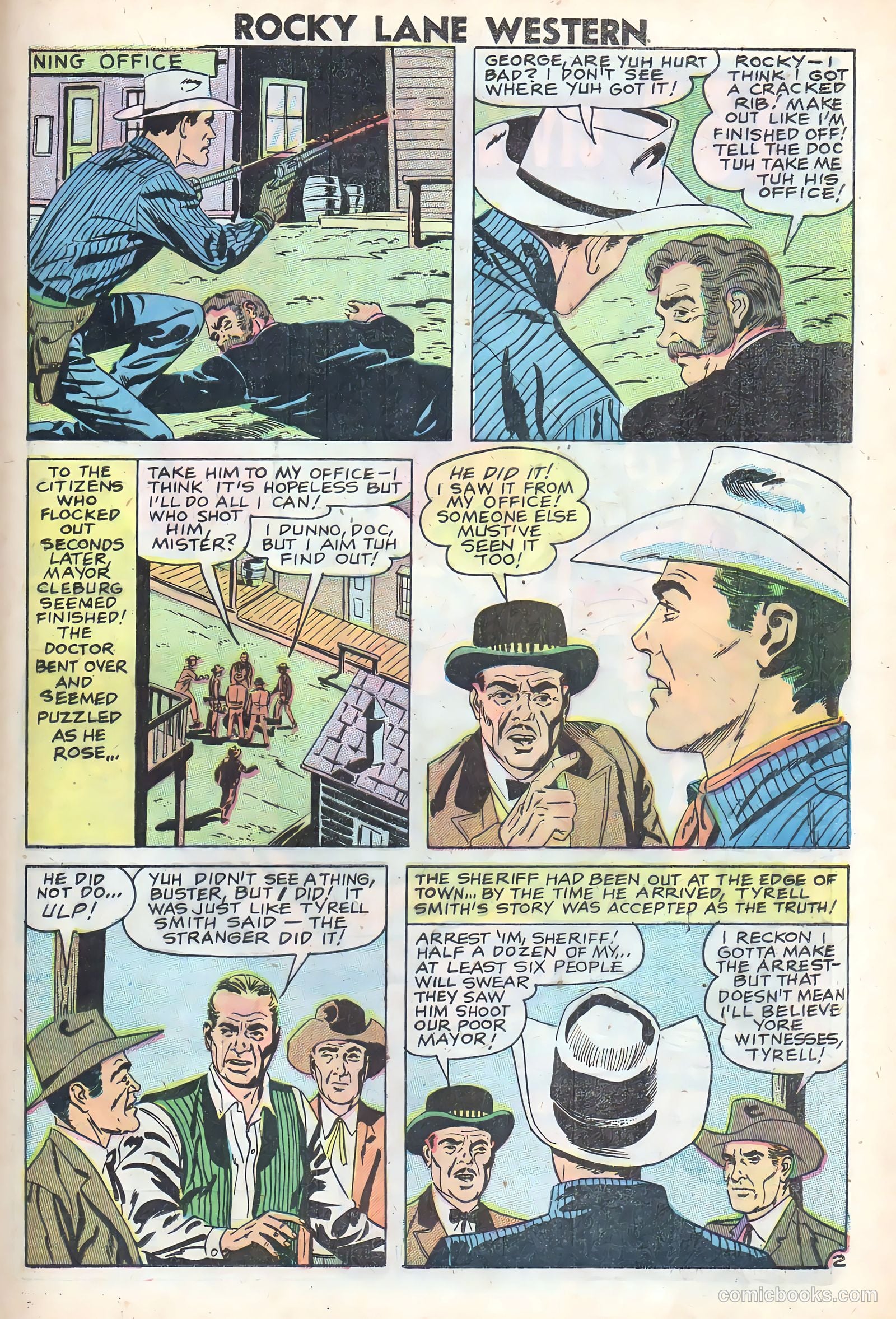 Rocky Lane Western #83 — page 21 of 36