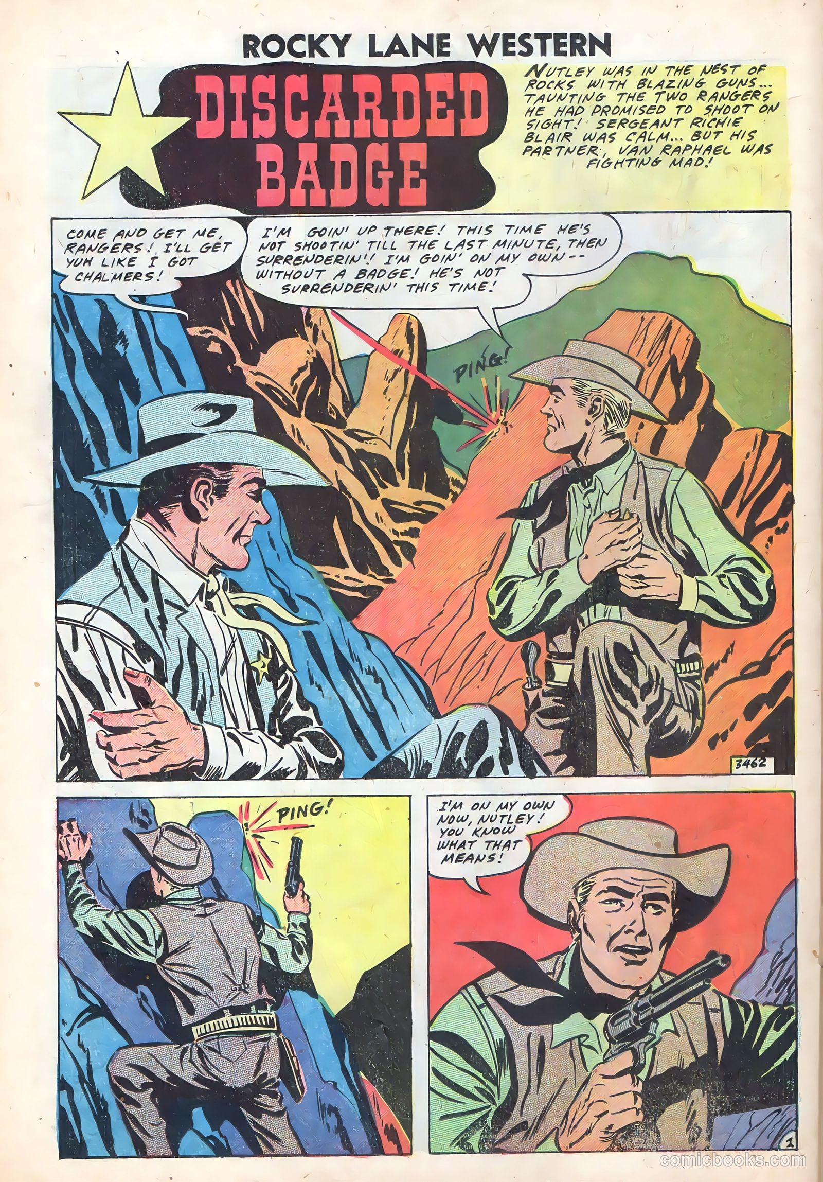 Rocky Lane Western #83 — page 26 of 36