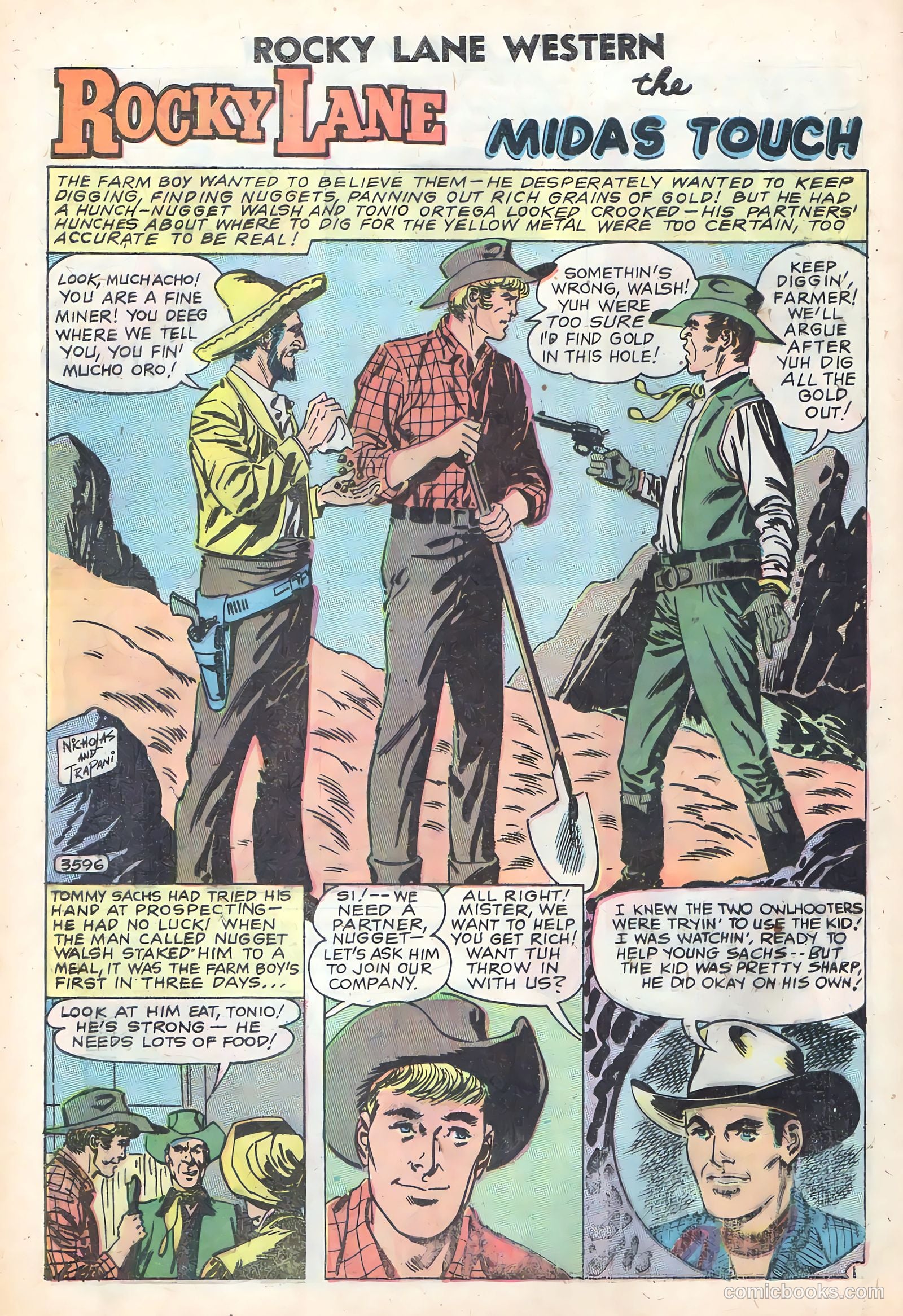 Rocky Lane Western #83 — page 28 of 36