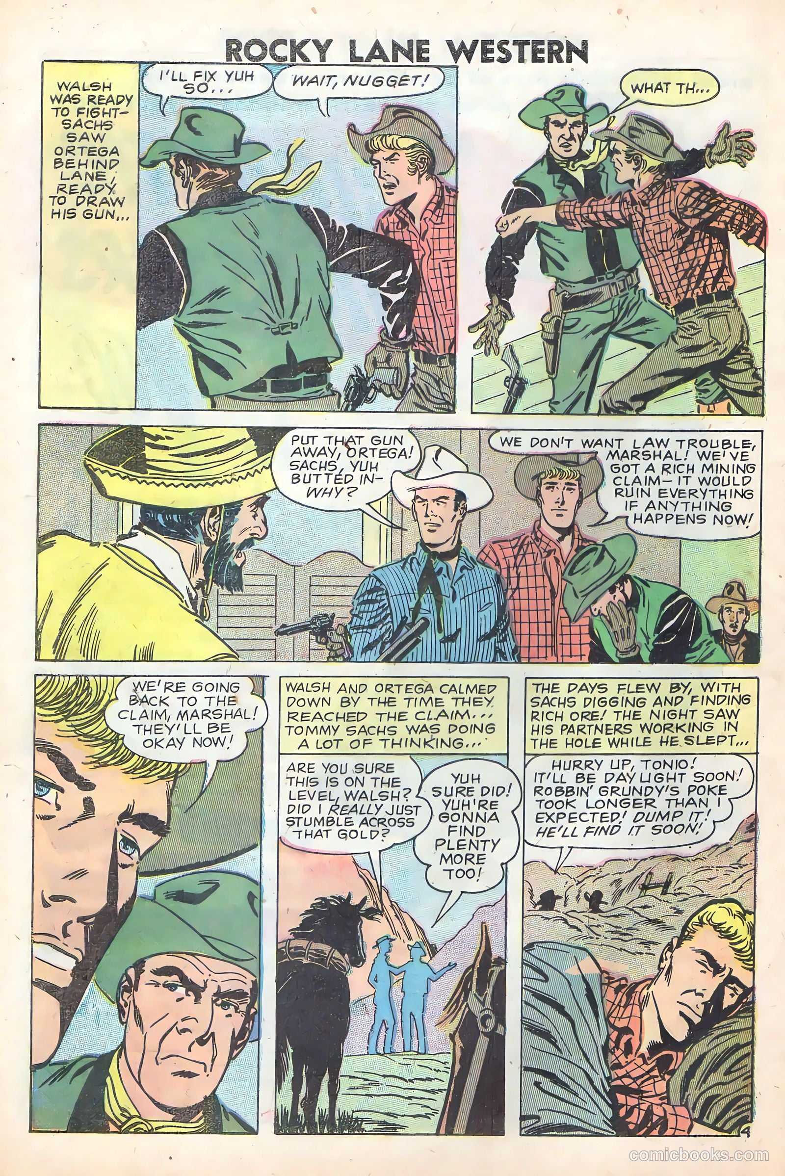 Rocky Lane Western #83 — page 32 of 36