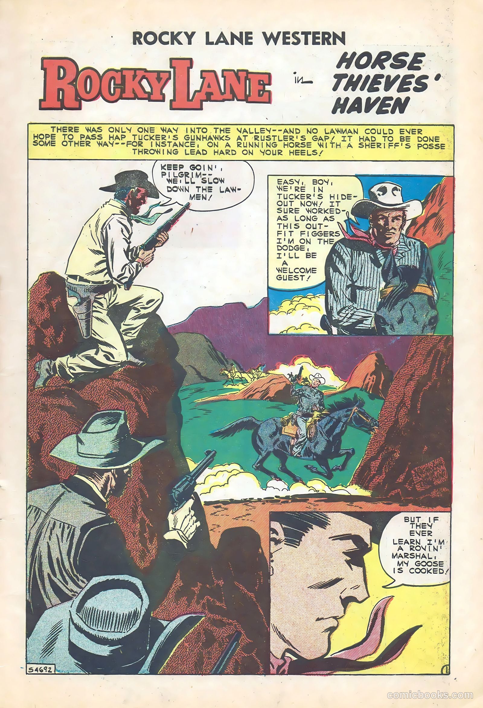 Rocky Lane Western #84 — page 3 of 35