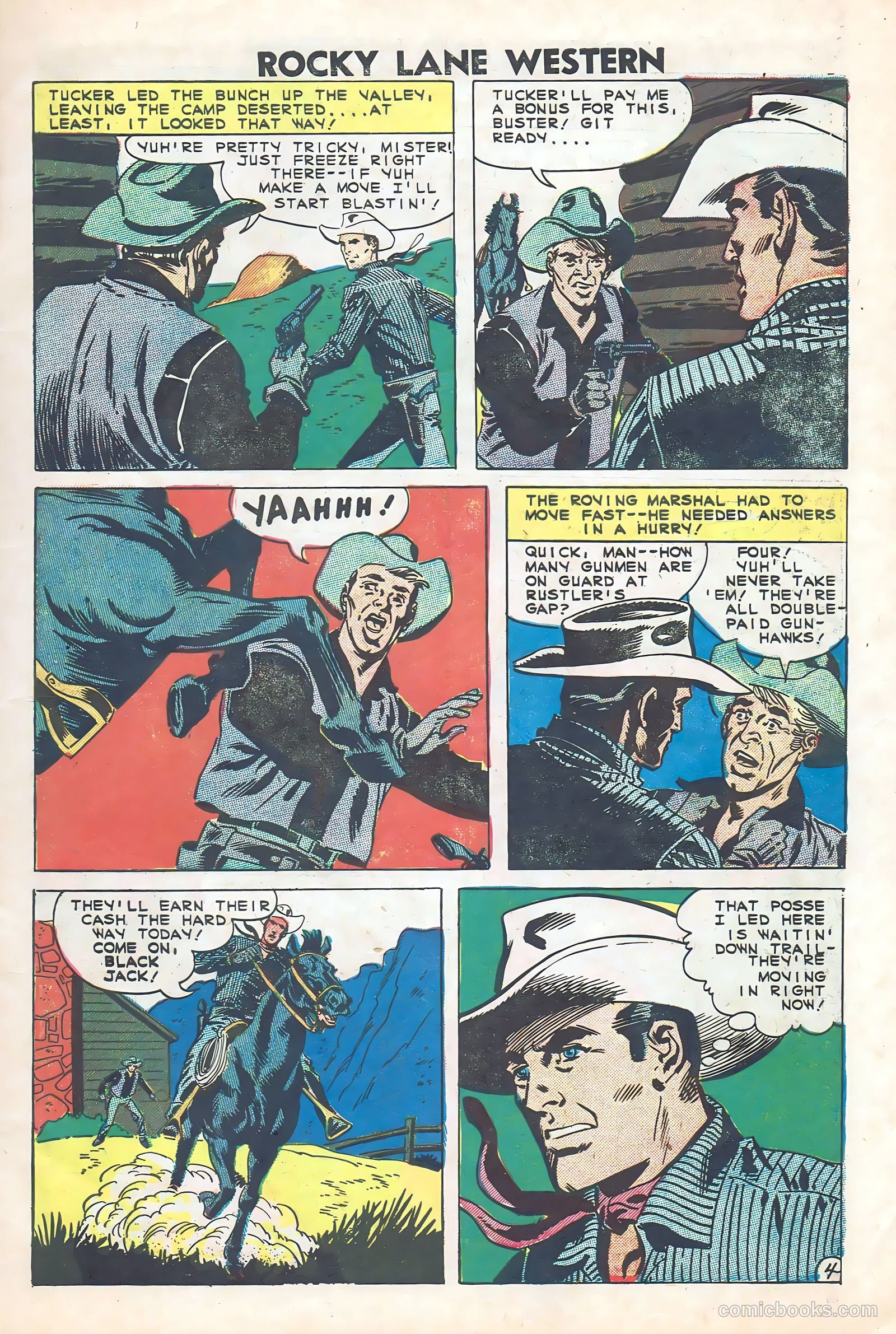 Rocky Lane Western #84 — page 7 of 35