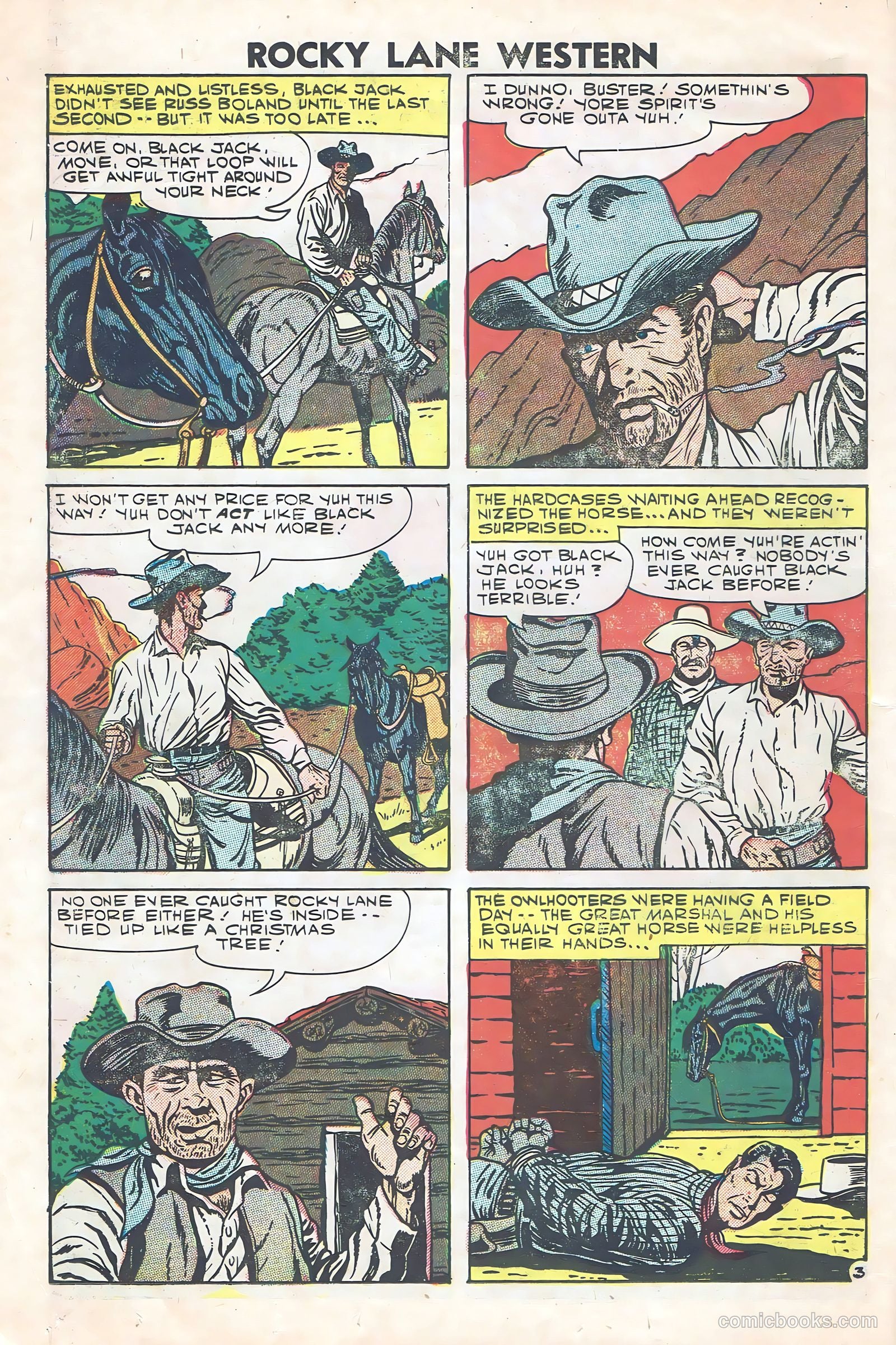 Rocky Lane Western #84 — page 13 of 35