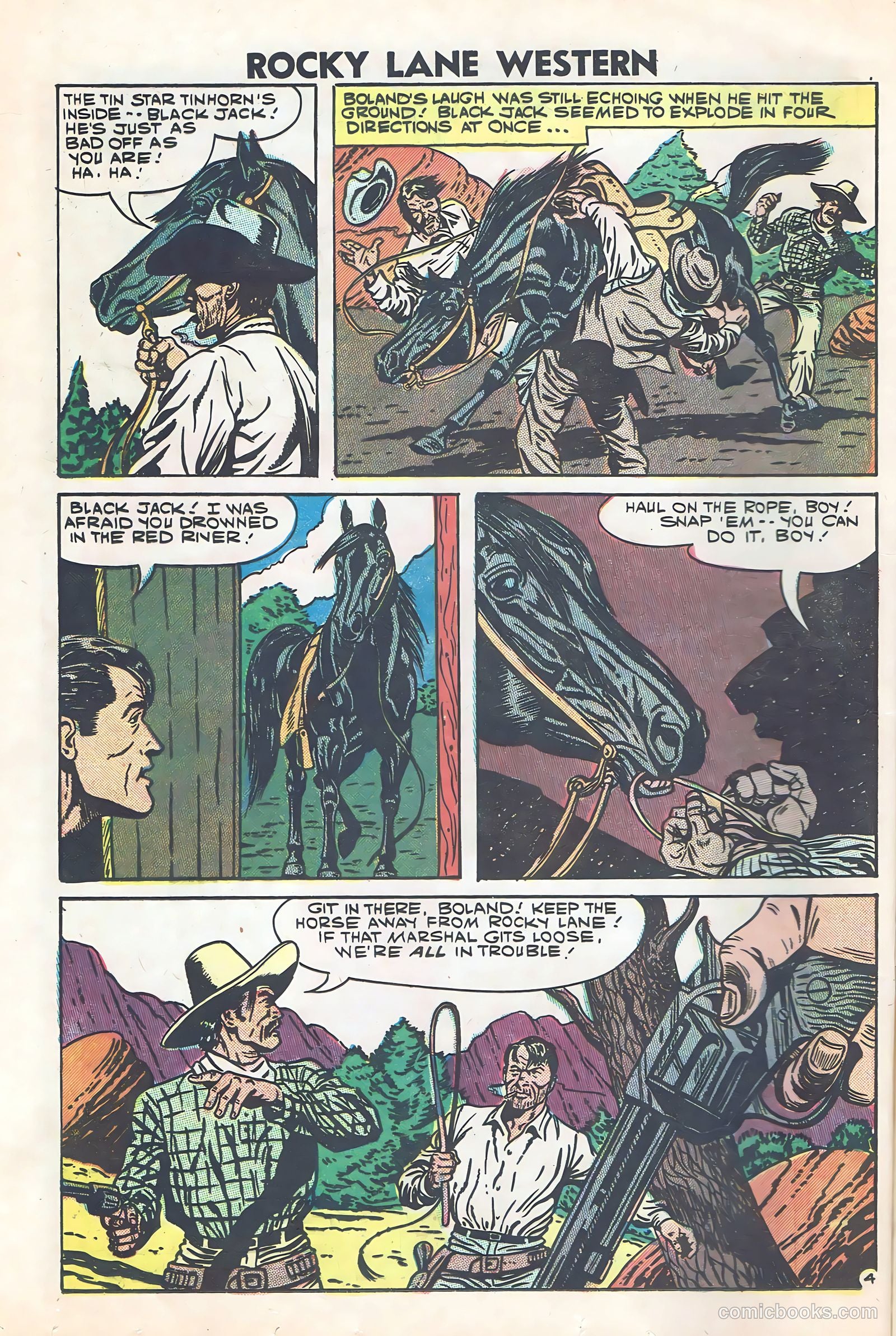 Rocky Lane Western #84 — page 15 of 35