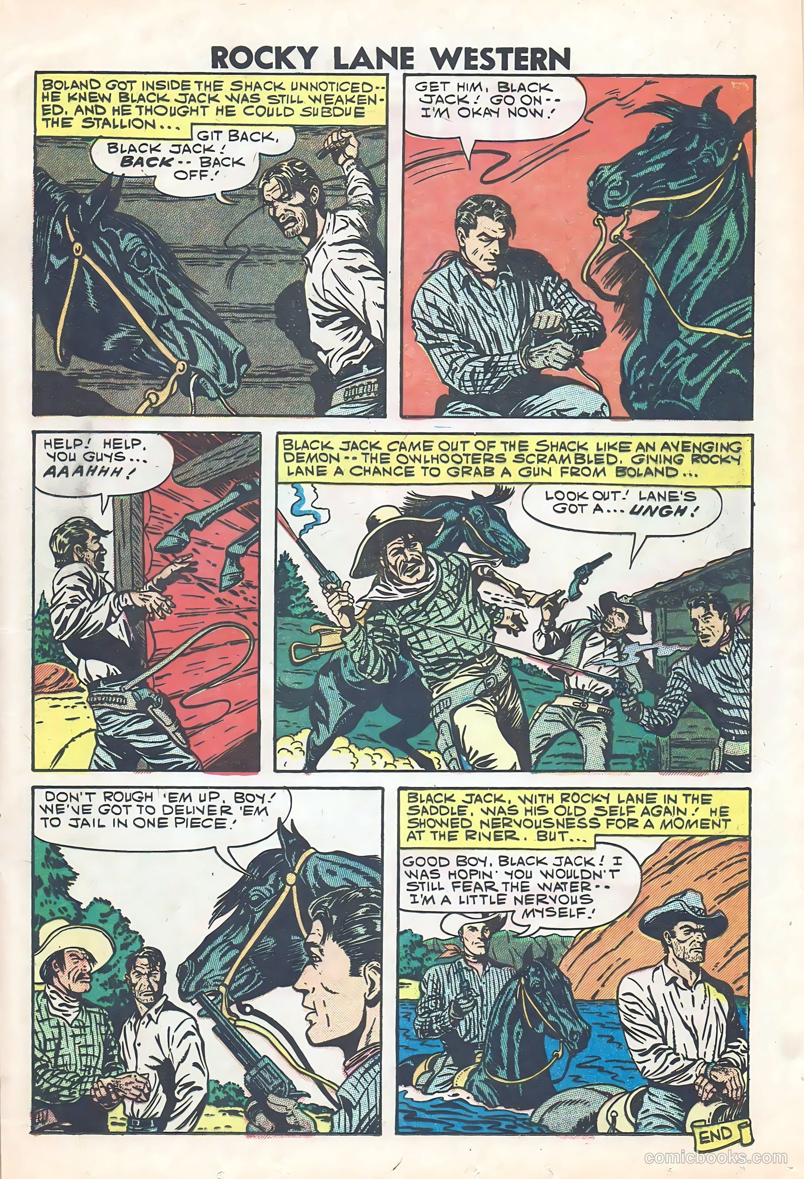 Rocky Lane Western #84 — page 16 of 35