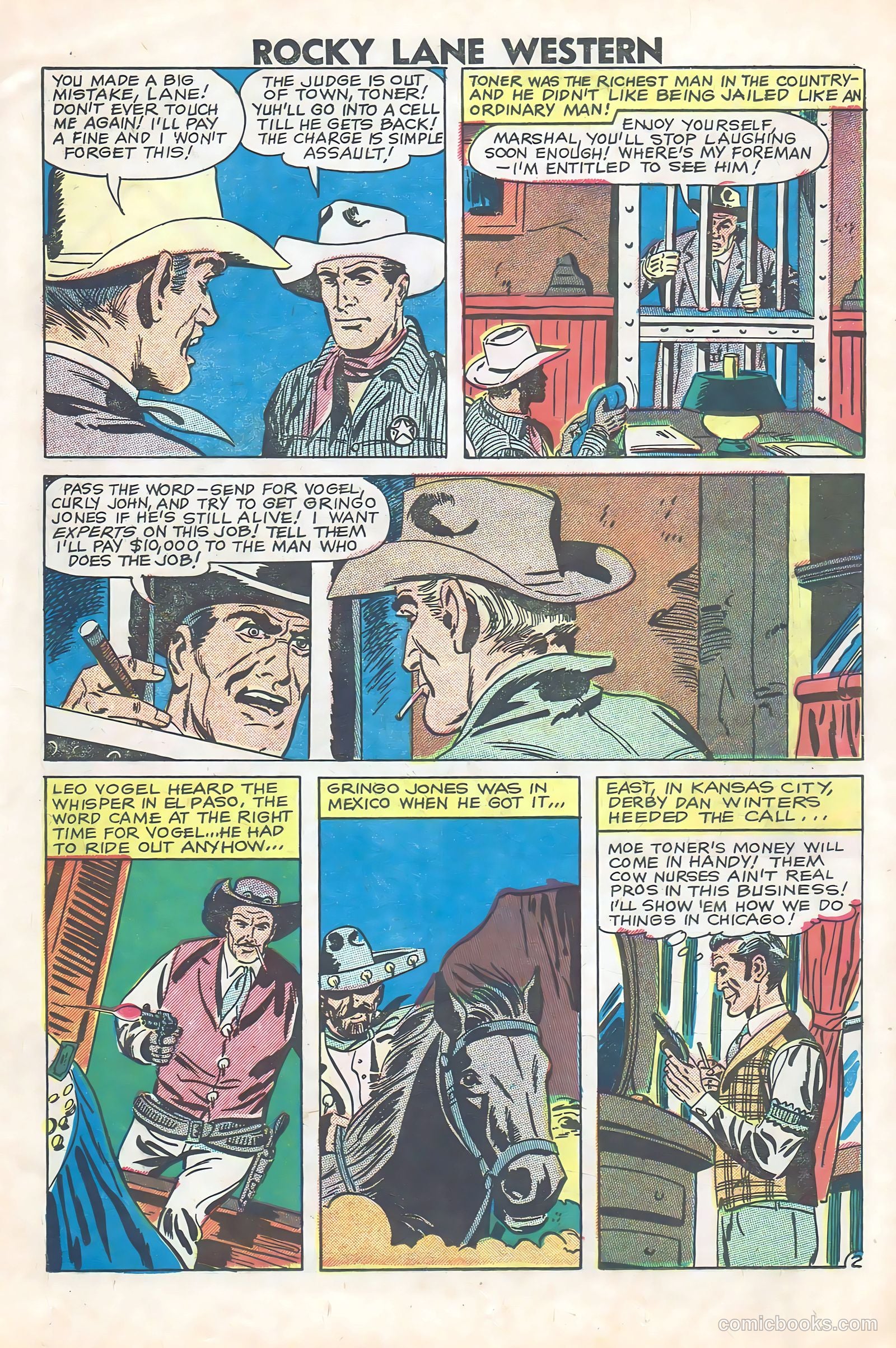 Rocky Lane Western #84 — page 18 of 35
