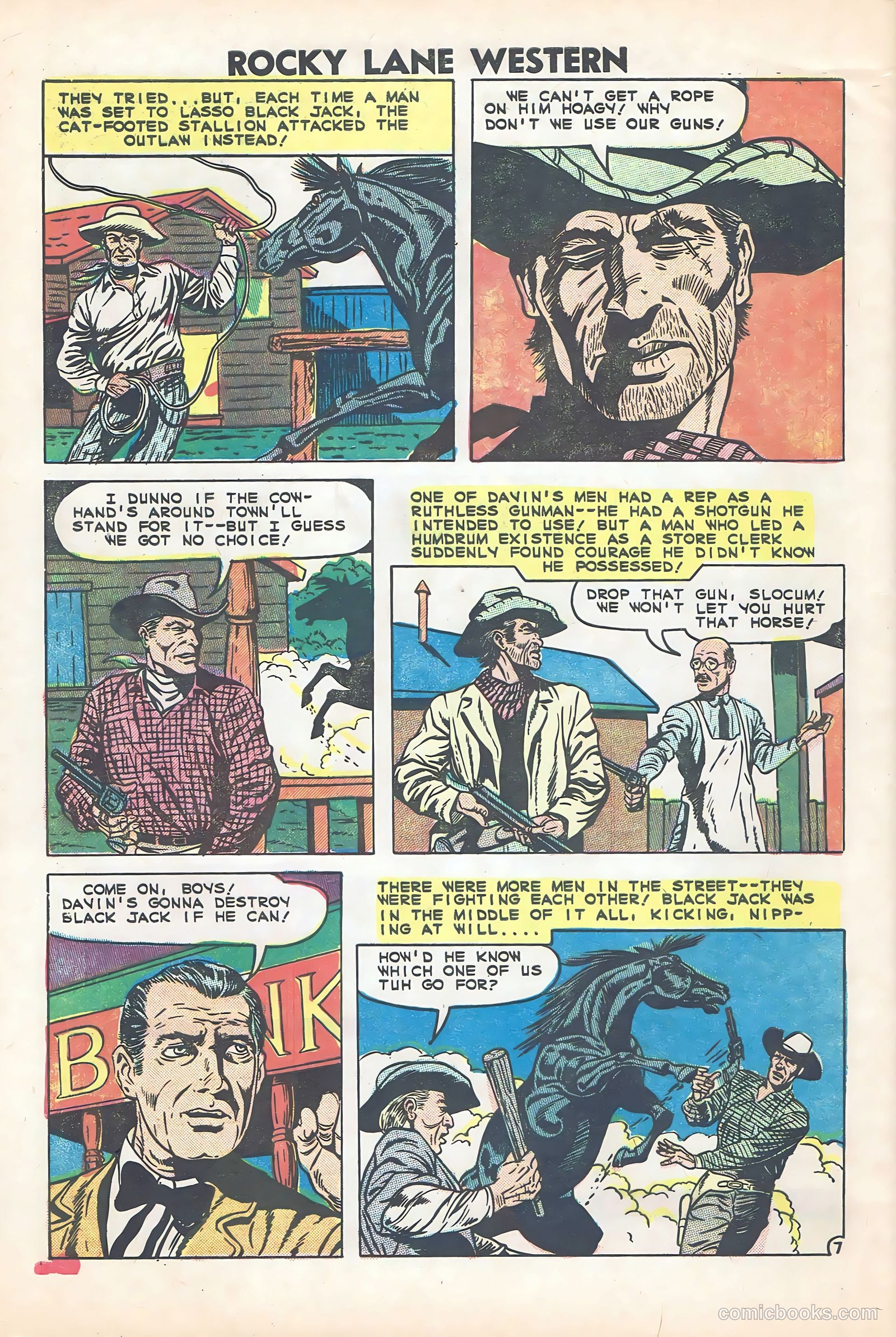 Rocky Lane Western #84 — page 31 of 35