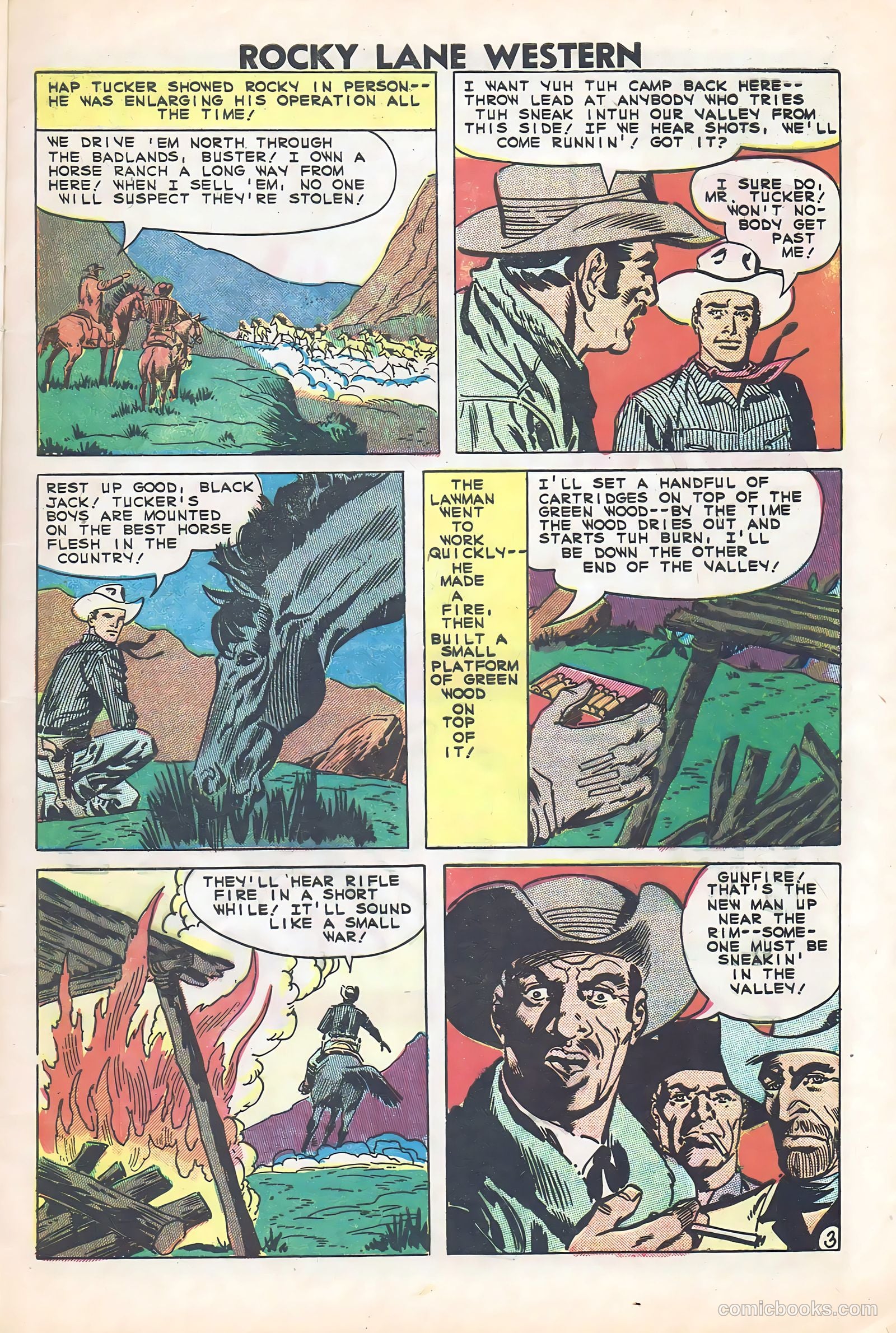 Rocky Lane Western #84 — page 5 of 35