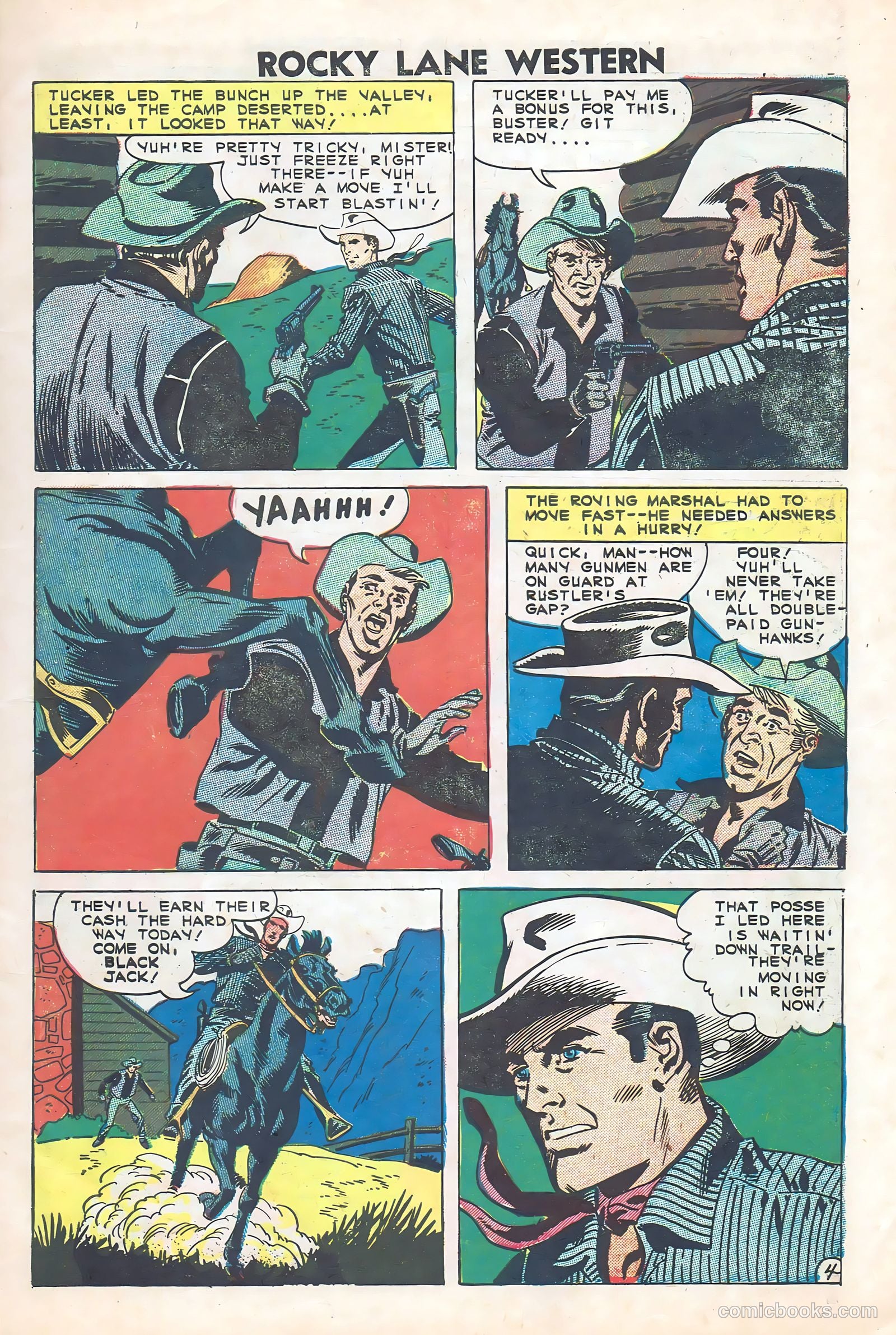 Rocky Lane Western #84 — page 7 of 35