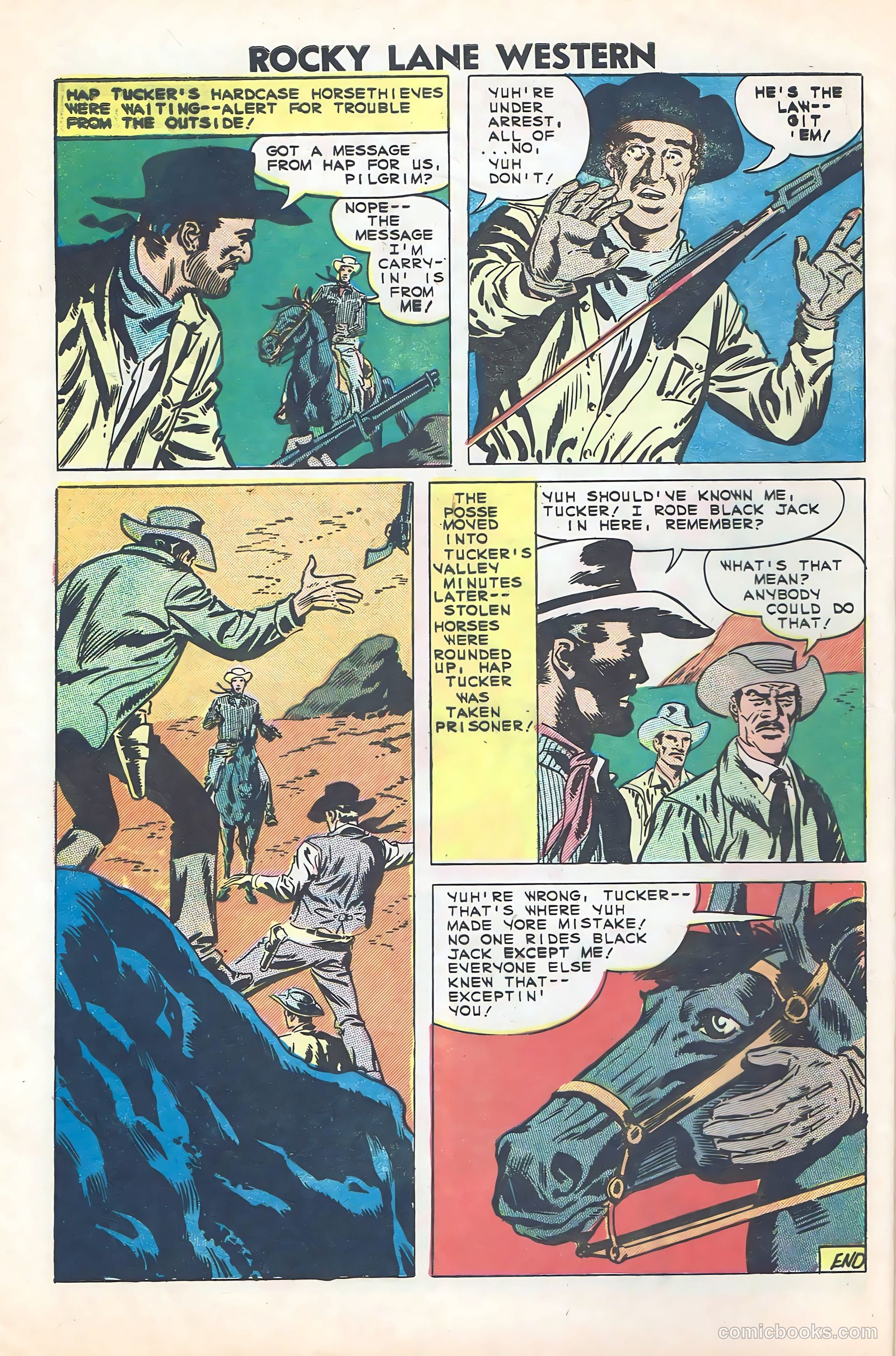 Rocky Lane Western #84 — page 8 of 35
