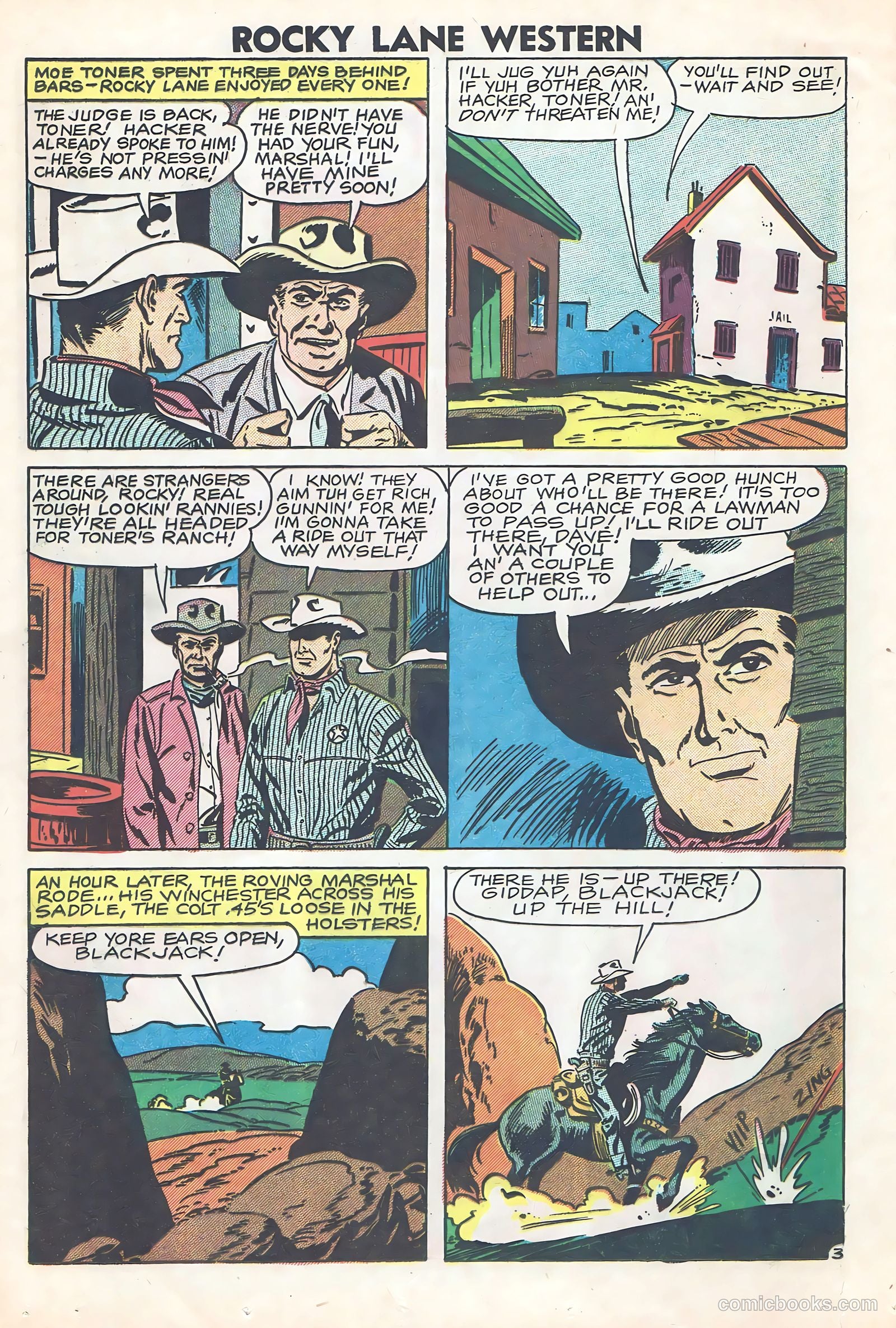 Rocky Lane Western #84 — page 19 of 35