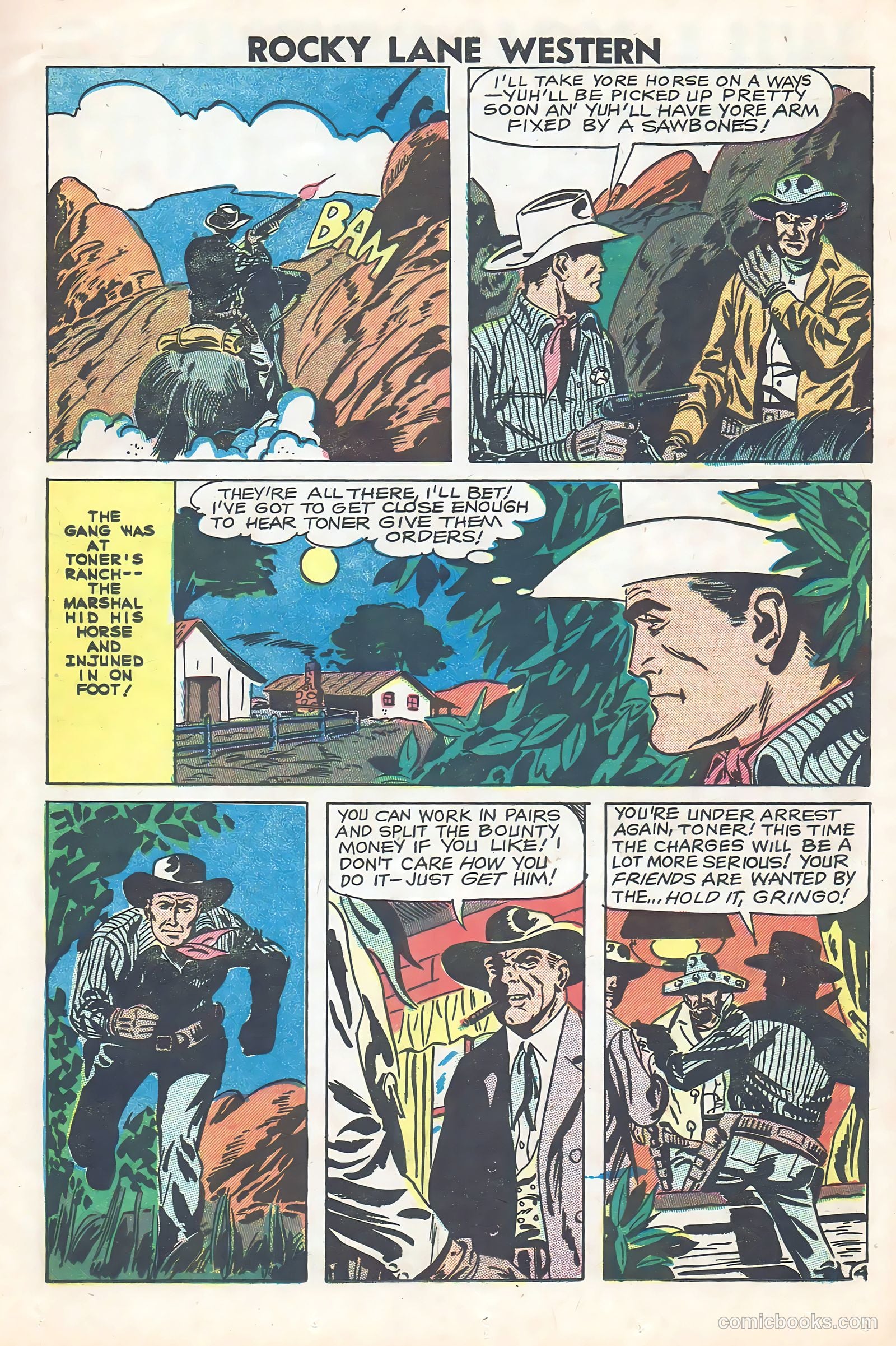 Rocky Lane Western #84 — page 20 of 35