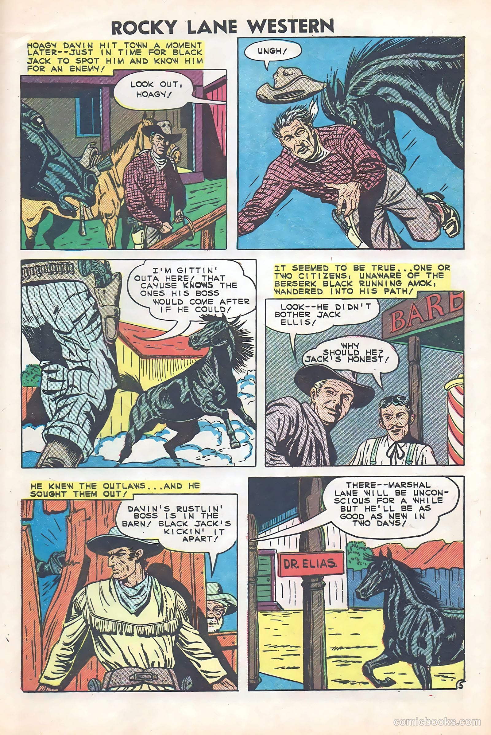 Rocky Lane Western #84 — page 28 of 35