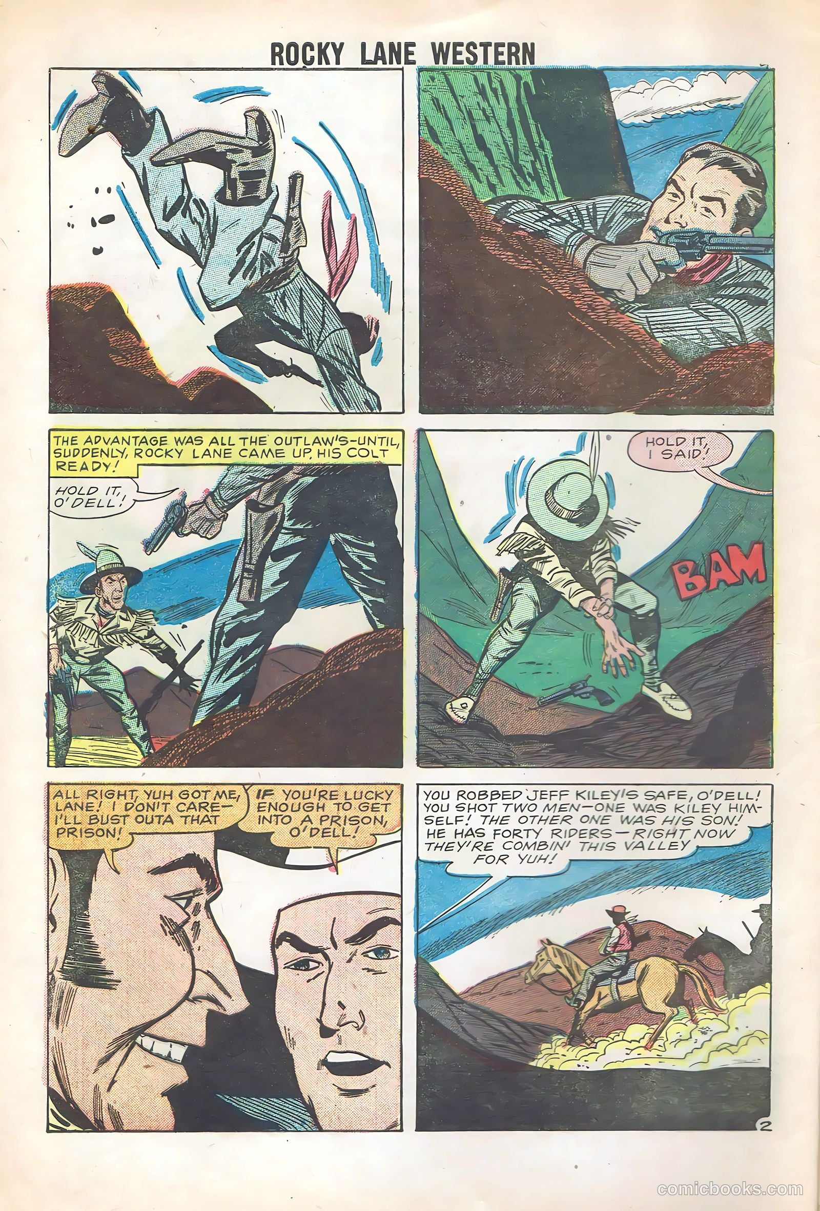 Rocky Lane Western #85 — page 4 of 36