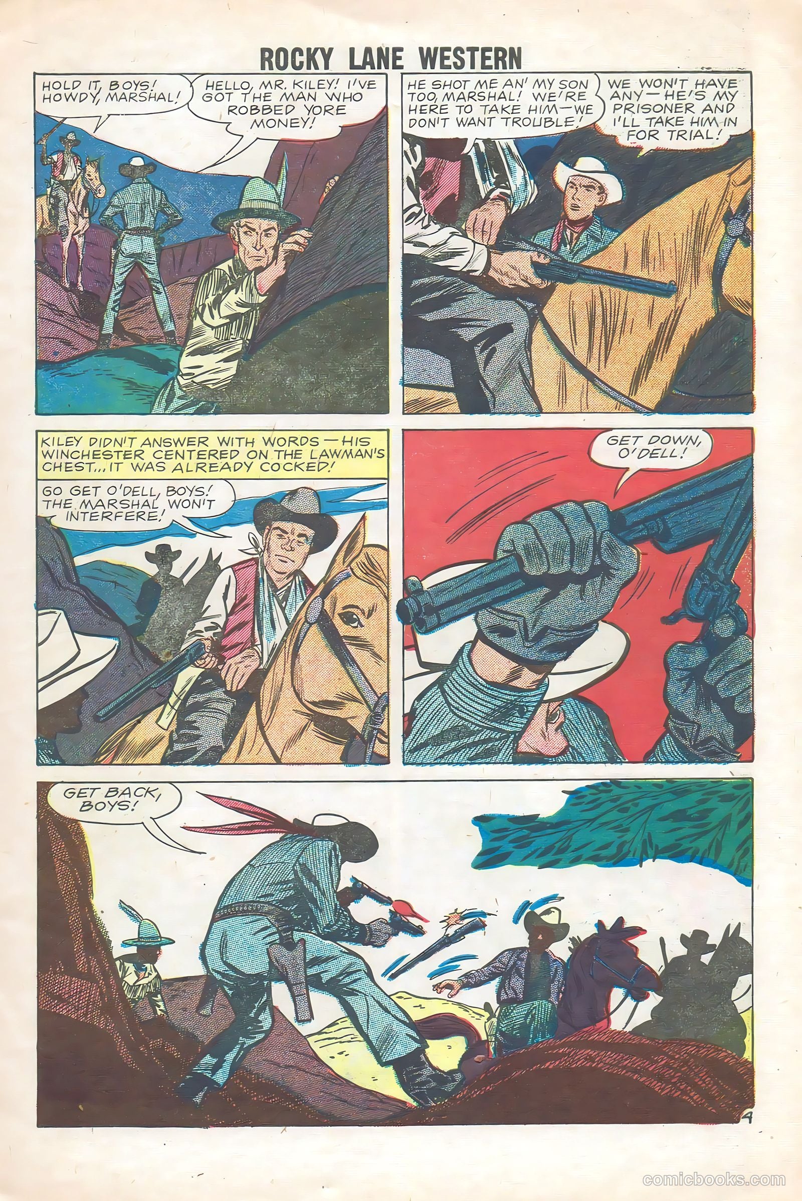 Rocky Lane Western #85 — page 7 of 36