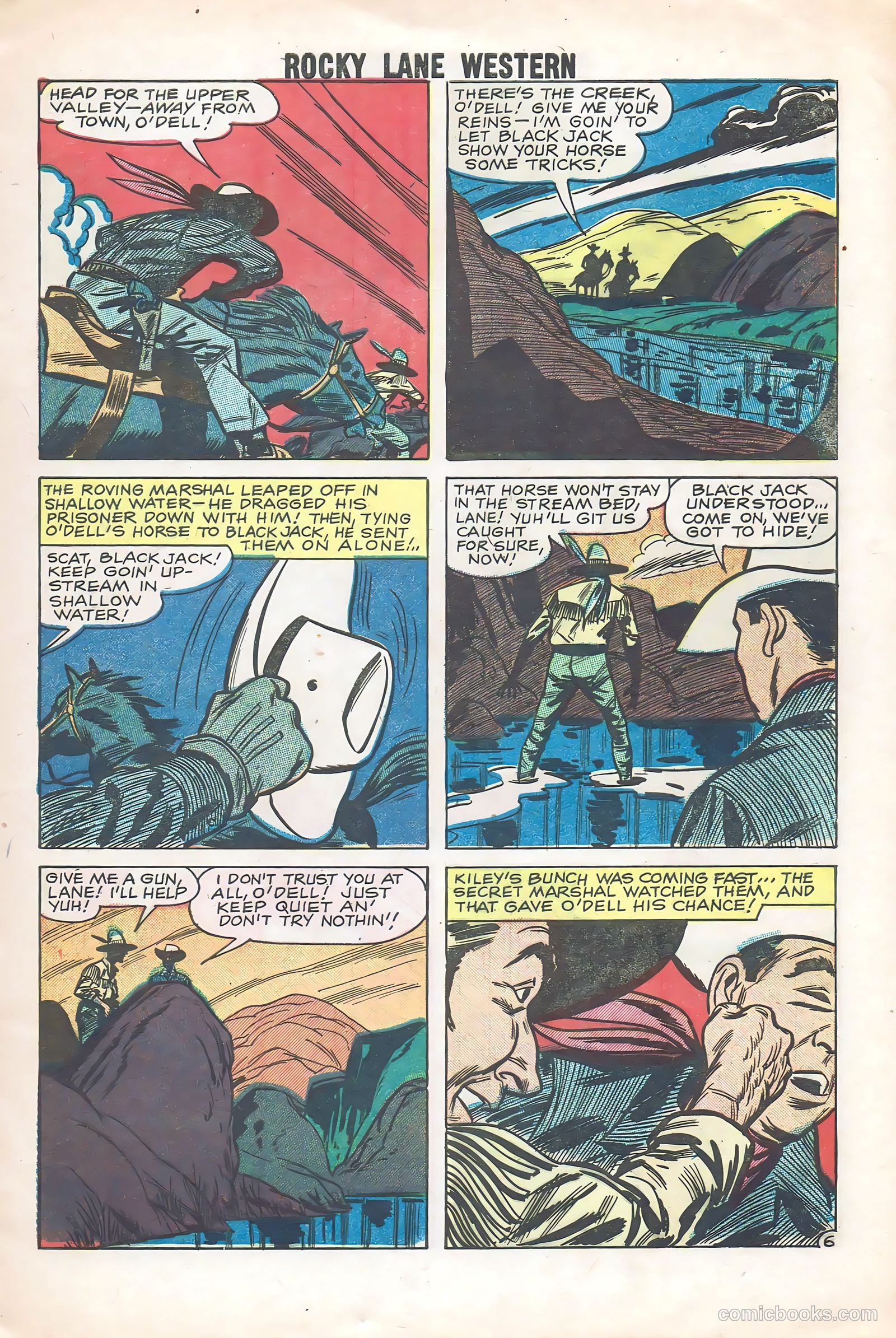 Rocky Lane Western #85 — page 9 of 36