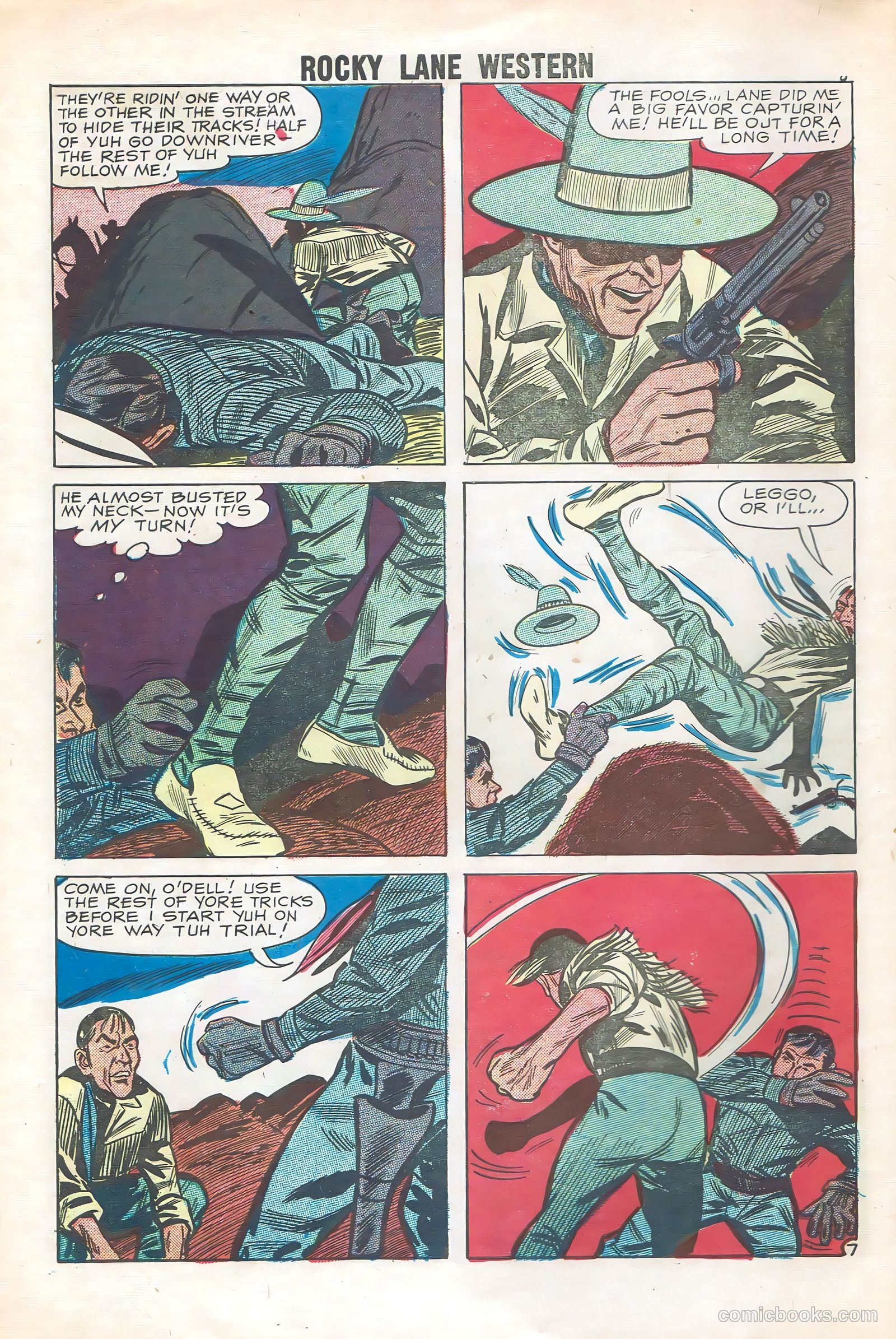 Rocky Lane Western #85 — page 10 of 36