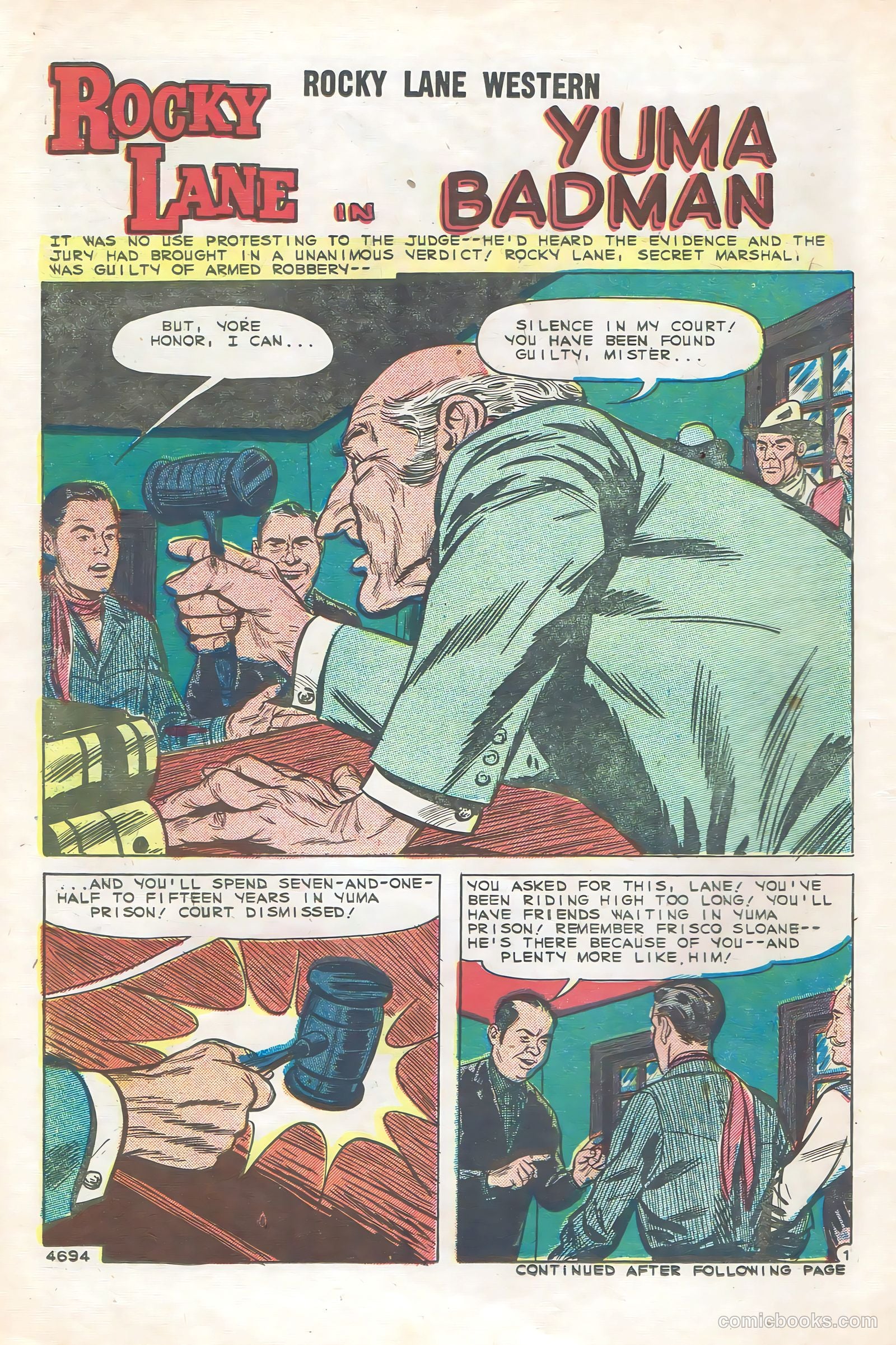 Rocky Lane Western #85 — page 14 of 36