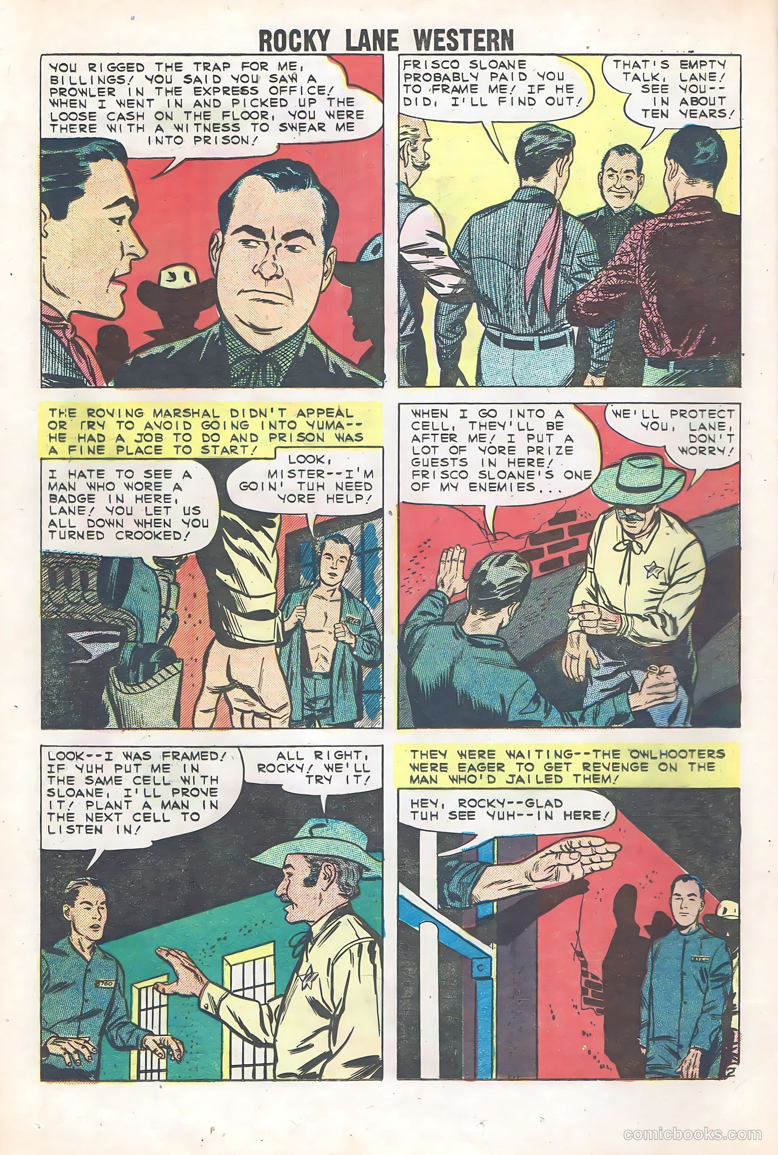 Rocky Lane Western #85 — page 16 of 36